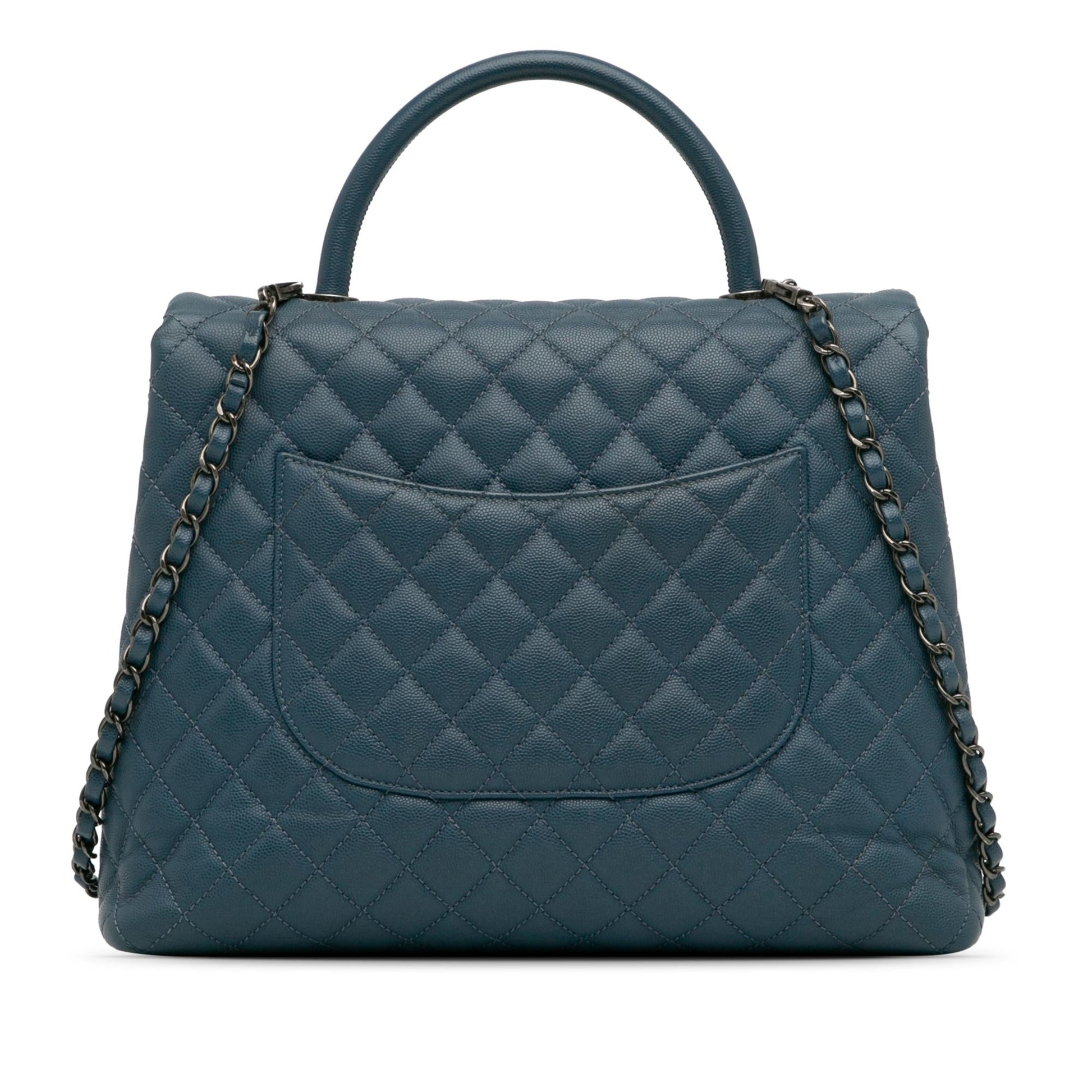 Chanel Caviar Coco Top Handle SHG-nKdO2N Handbag