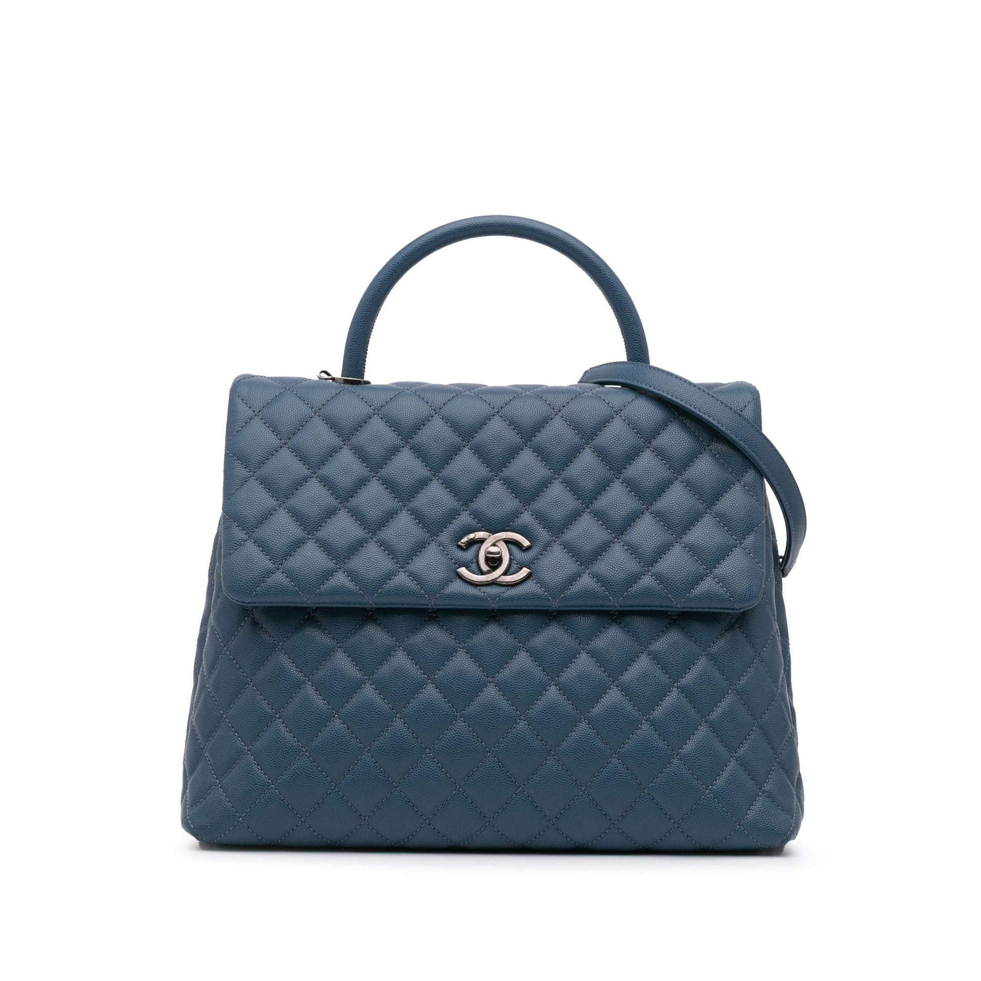 Chanel Caviar Coco Top Handle Handbag