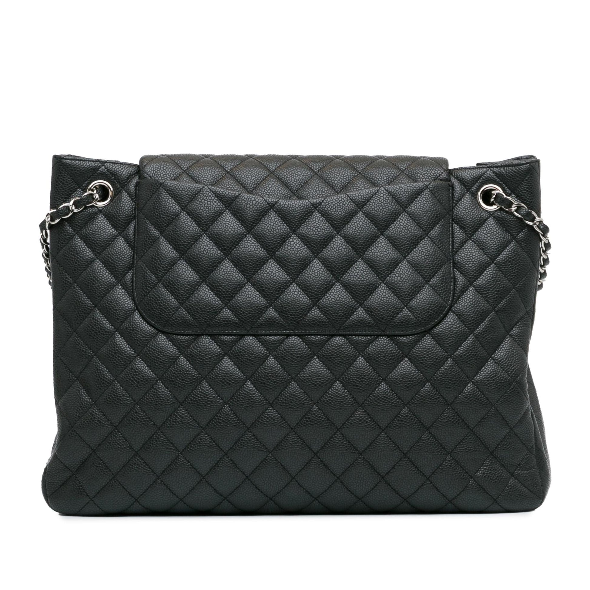 Chanel Caviar Flap Shopping SHG-UY8l1Y Tote Bag