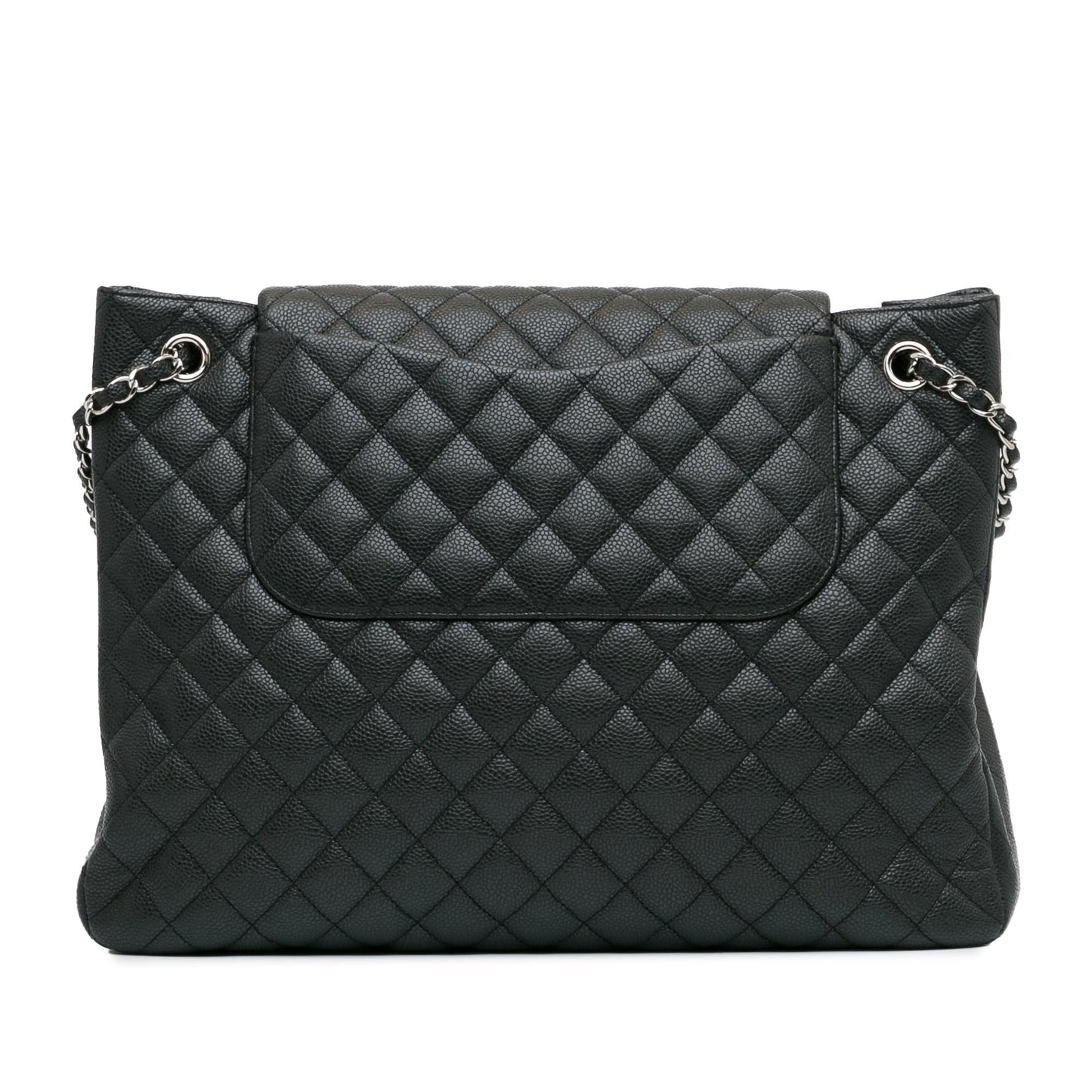 Chanel Large Caviar Flap Shopping Tote (SHG-UY8l1Y)