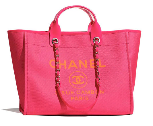 Chanel MIXED FABRIC Tote Bag Large Tote