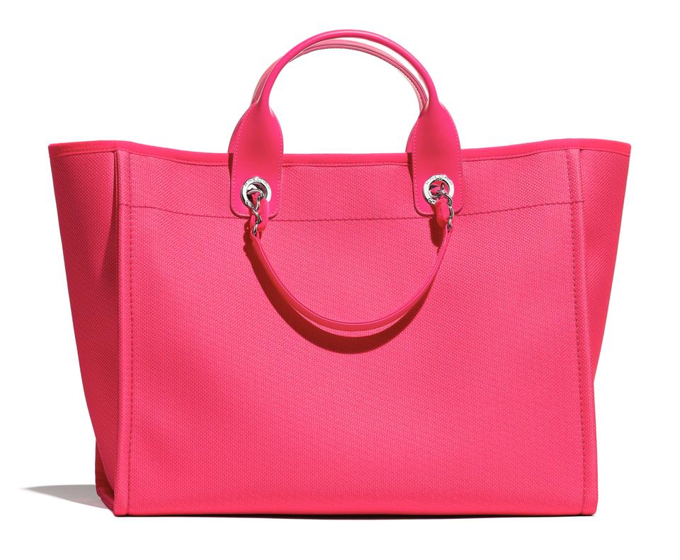Chanel MIXED FABRIC Tote Bag Large Tote