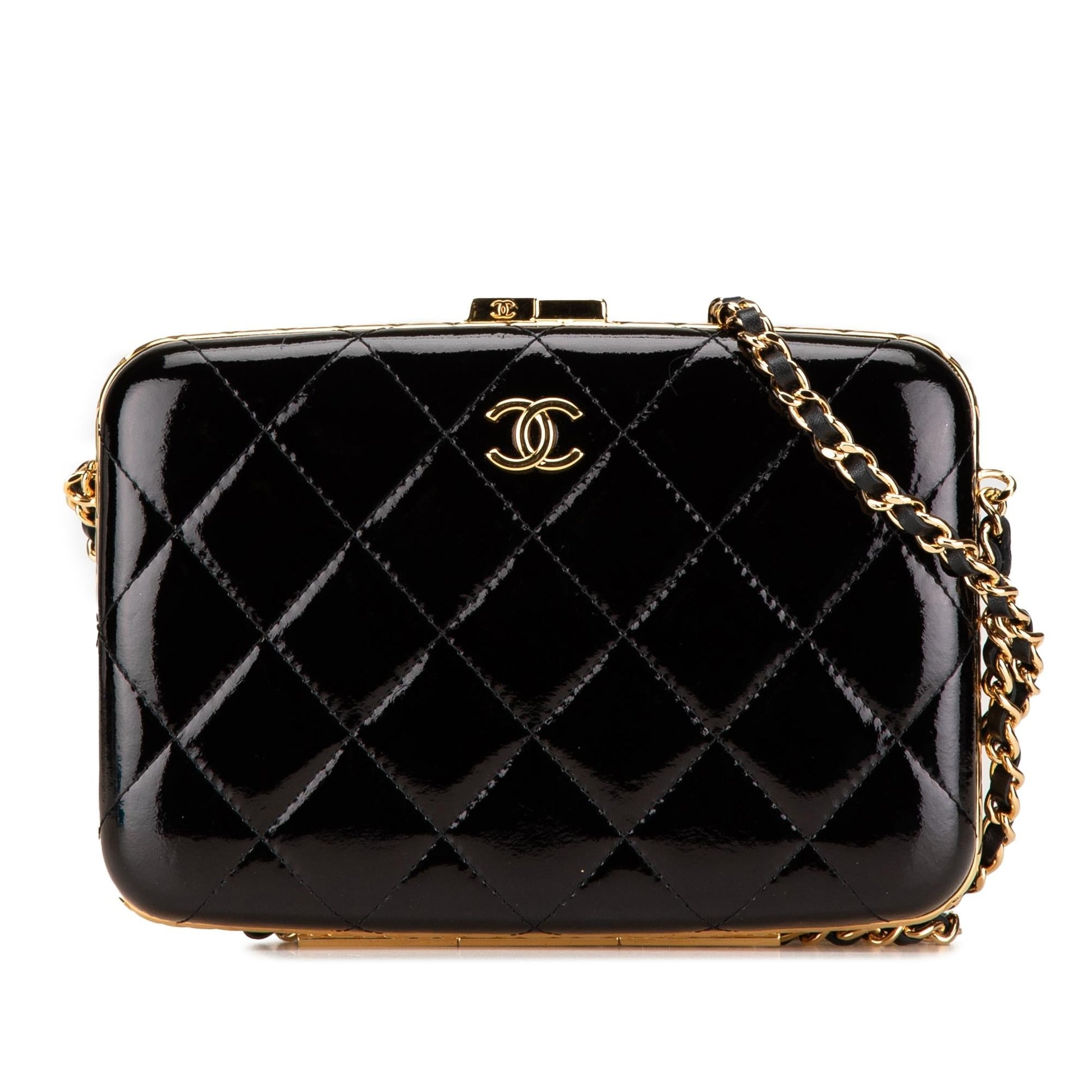 Chanel Glazed Goatskin Box Handbag