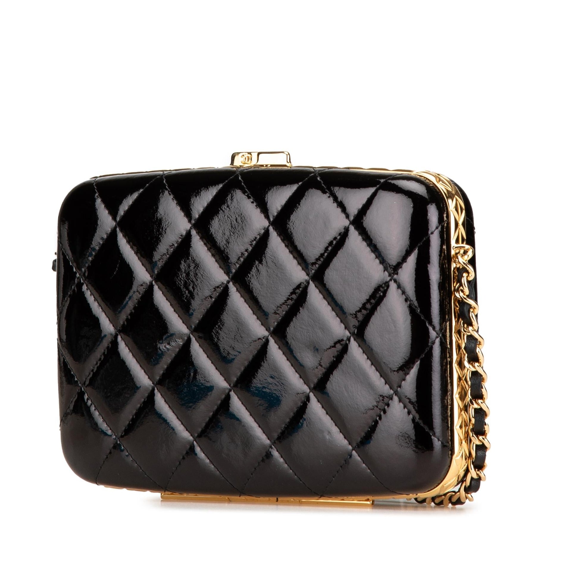 Chanel Glazed Goatskin Box Handbag