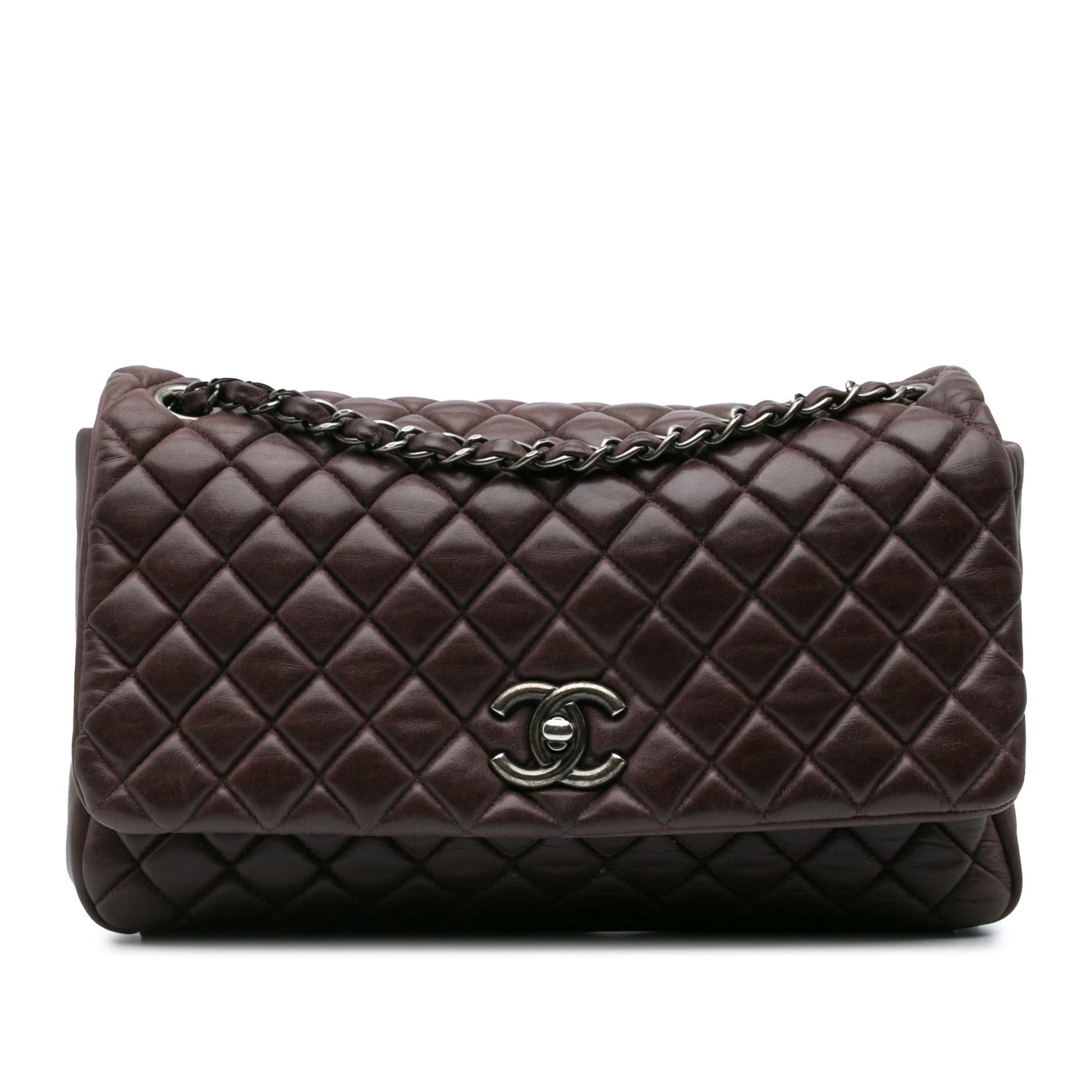 Chanel Iridescent Calfskin New Bubble Flap Handbag