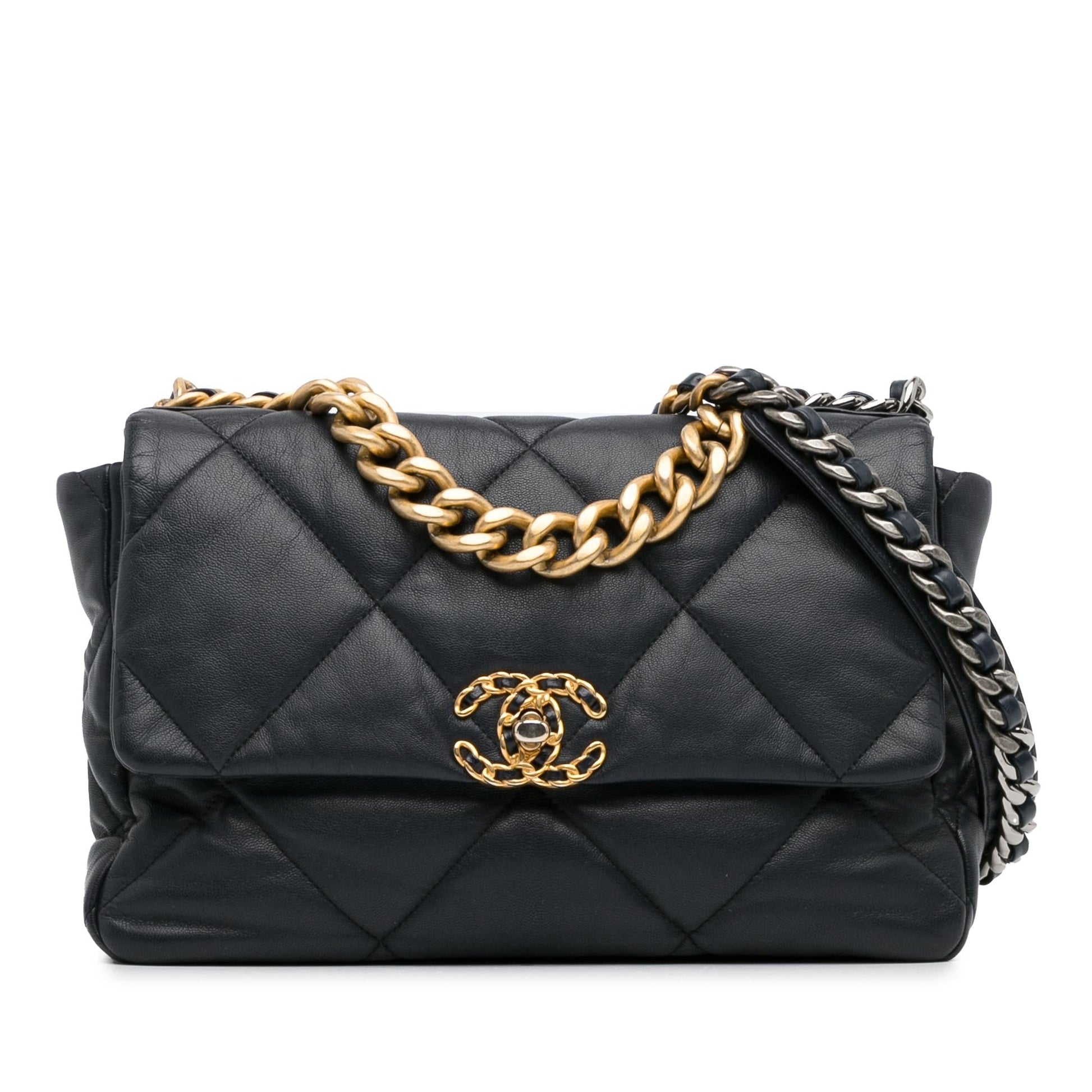 Chanel Lambskin 19 Flap SHG-I4LsJl Handbag