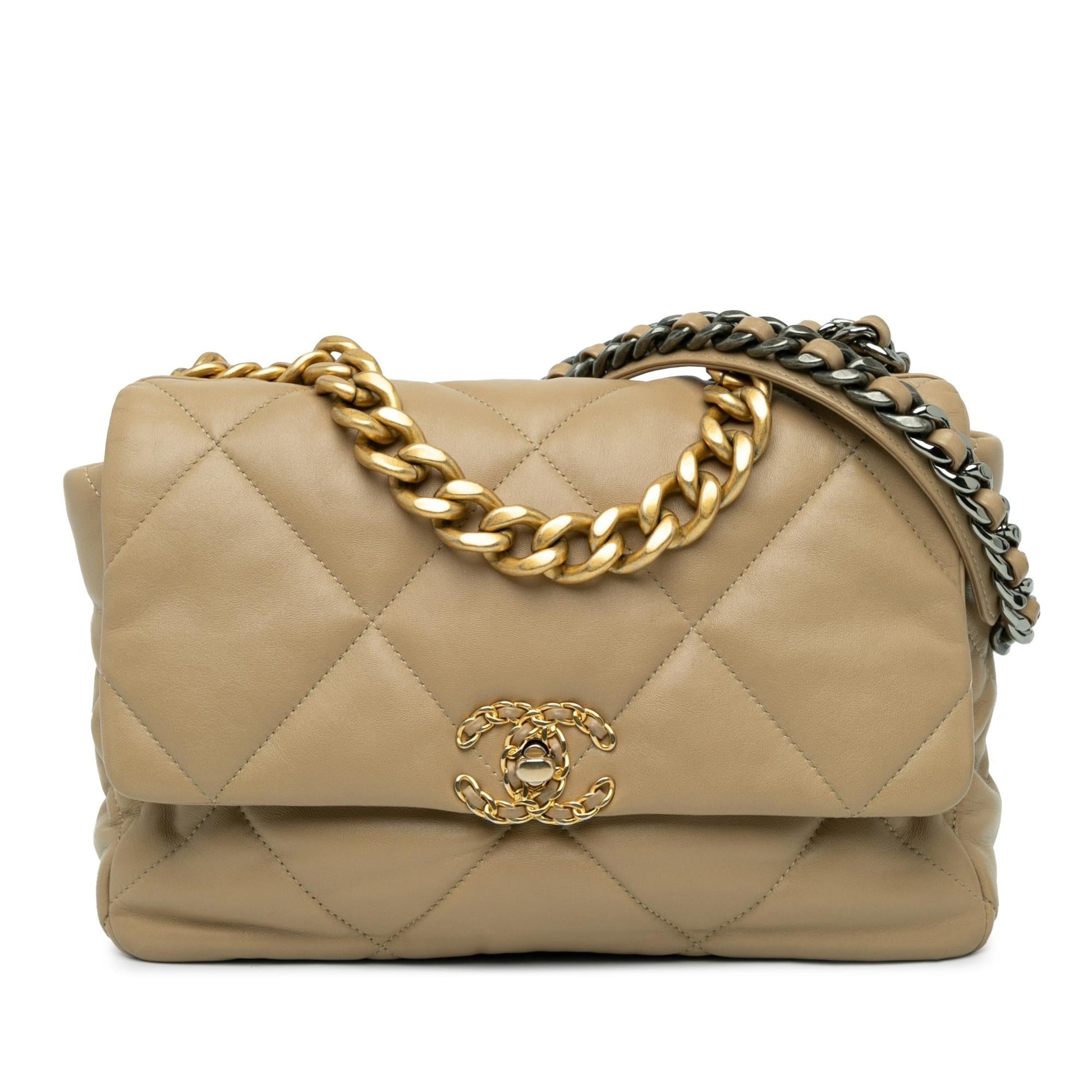 Chanel Lambskin 19 Flap SHG-vGvWsz Handbag