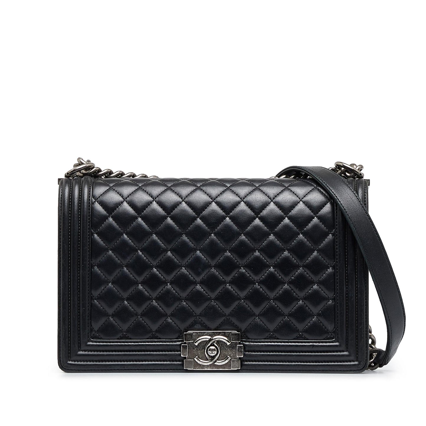 Chanel Lambskin Boy SHG-suBMpB Handbag
