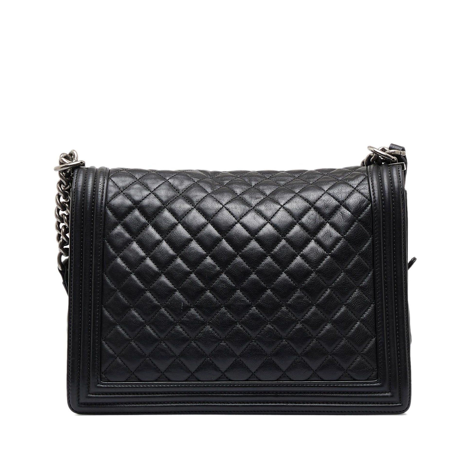 Chanel Lambskin Boy SHG-m0YwJJ Handbag