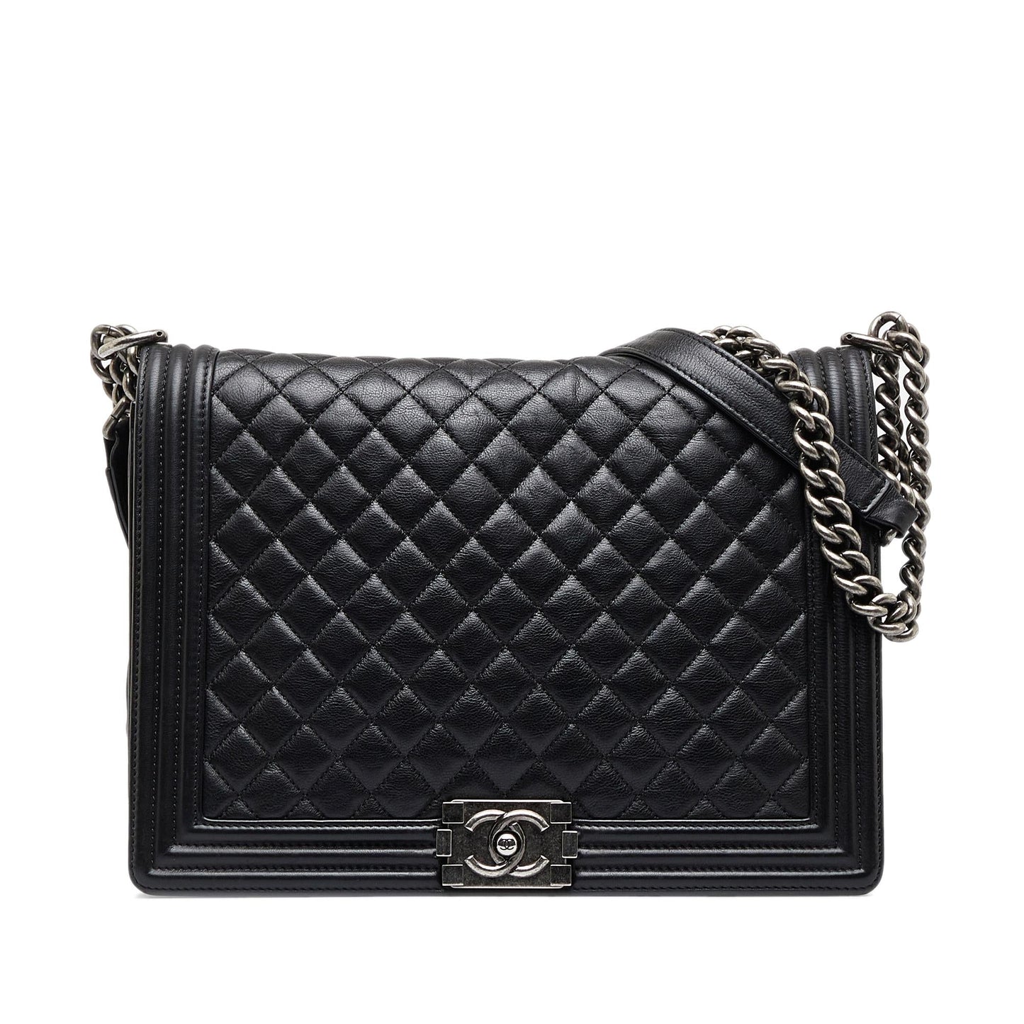 Chanel Lambskin Boy SHG-m0YwJJ Handbag