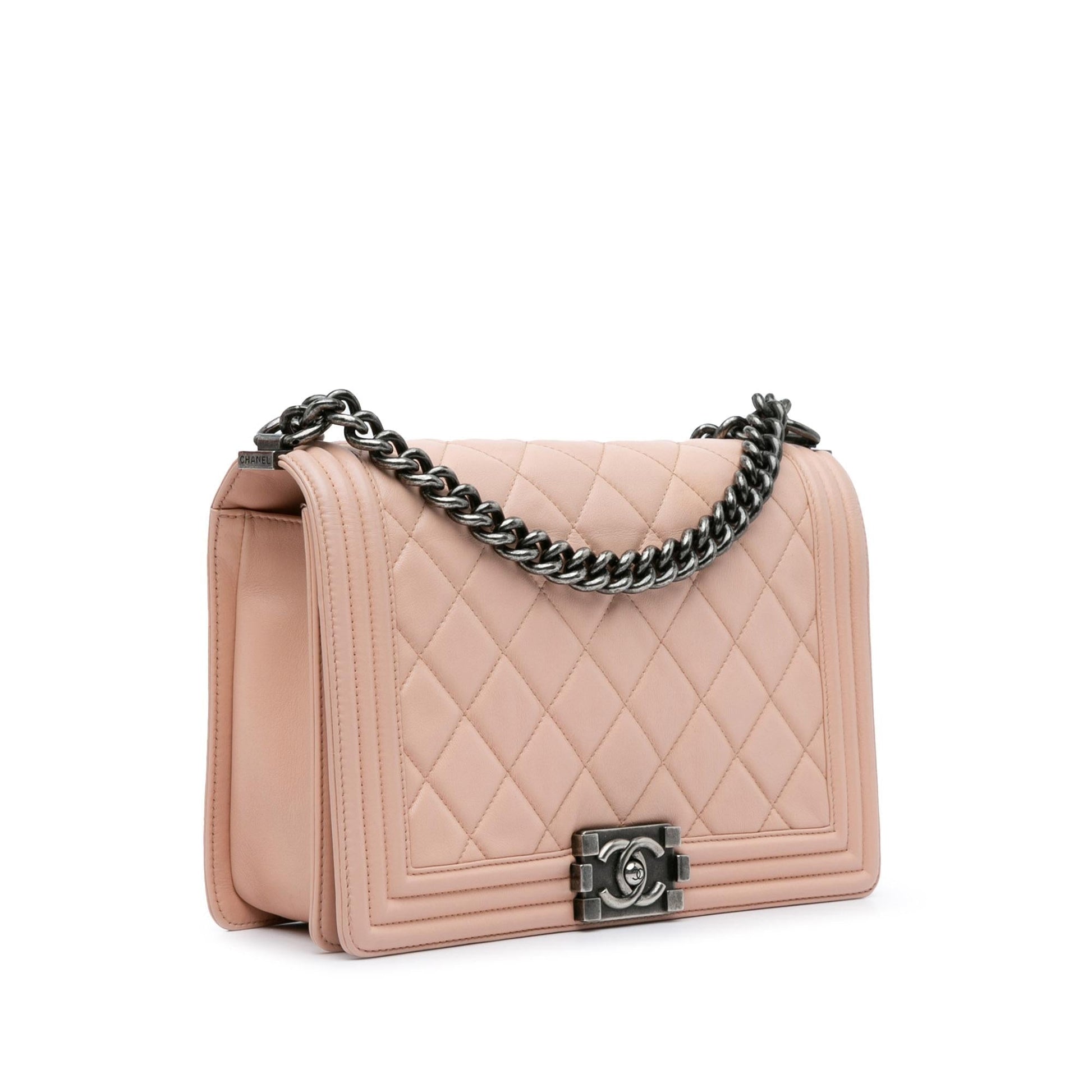 Chanel Lambskin Boy SHG-YhpJTh Handbag
