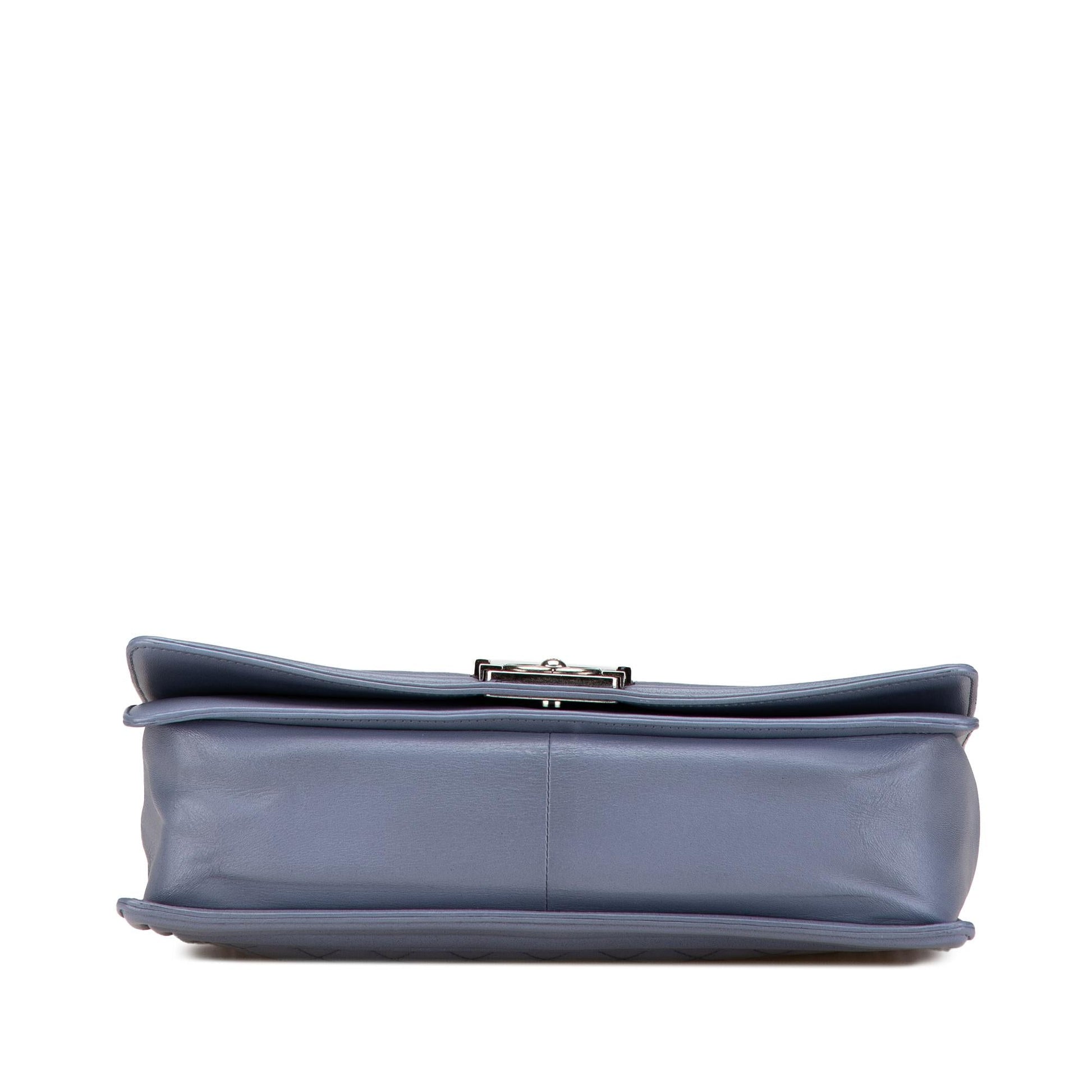 Chanel Lambskin Boy Flap Handbag Shg Hucasr