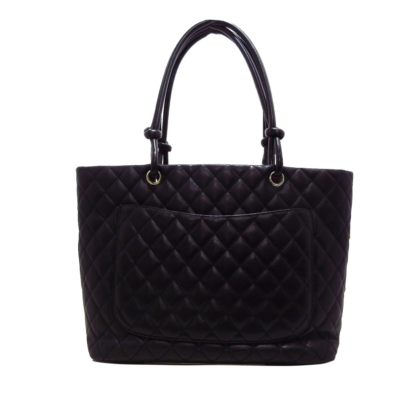 Chanel Lambskin Cambon Ligne SHG-s11ItS Tote Bag