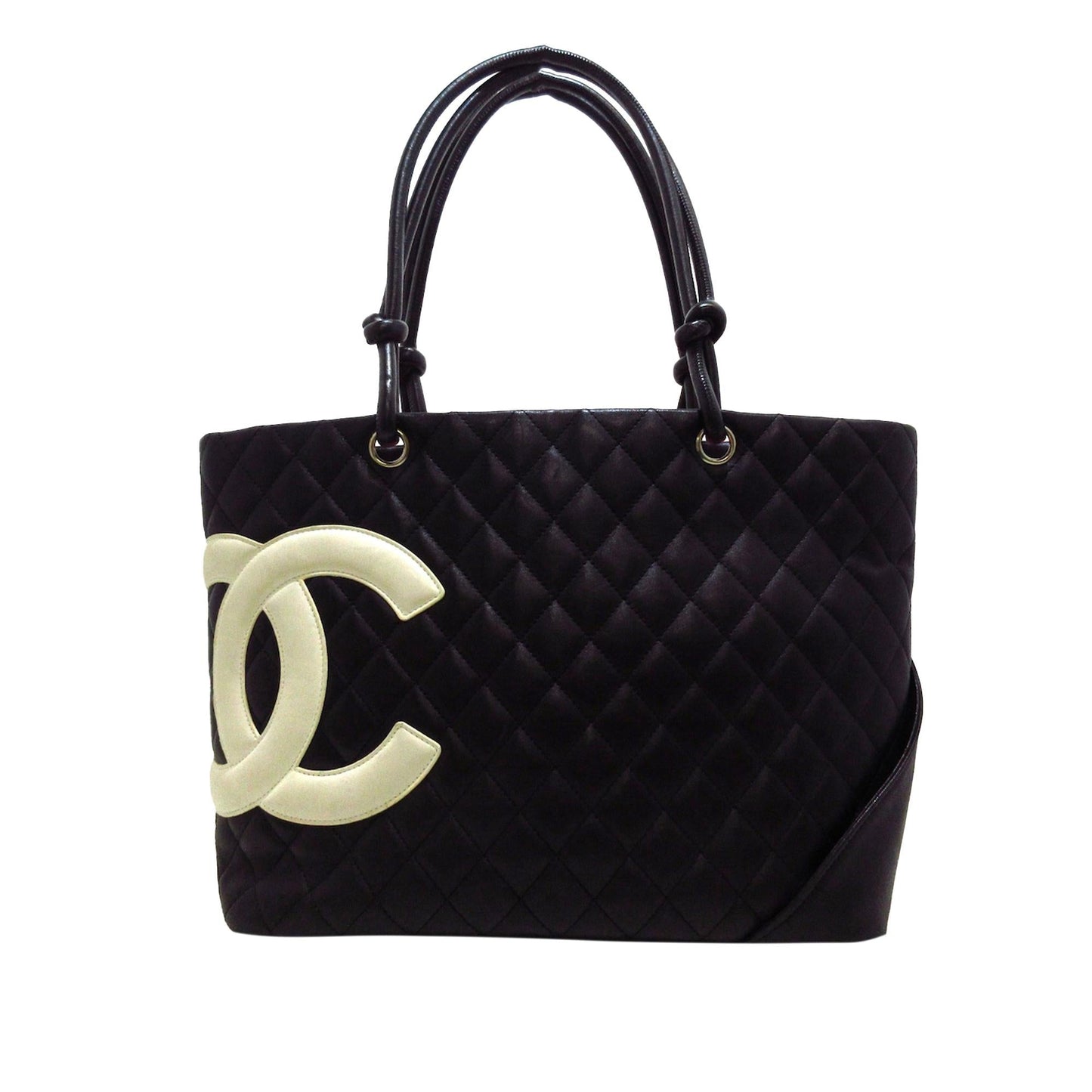 Chanel Lambskin Cambon Ligne SHG-s11ItS Tote Bag