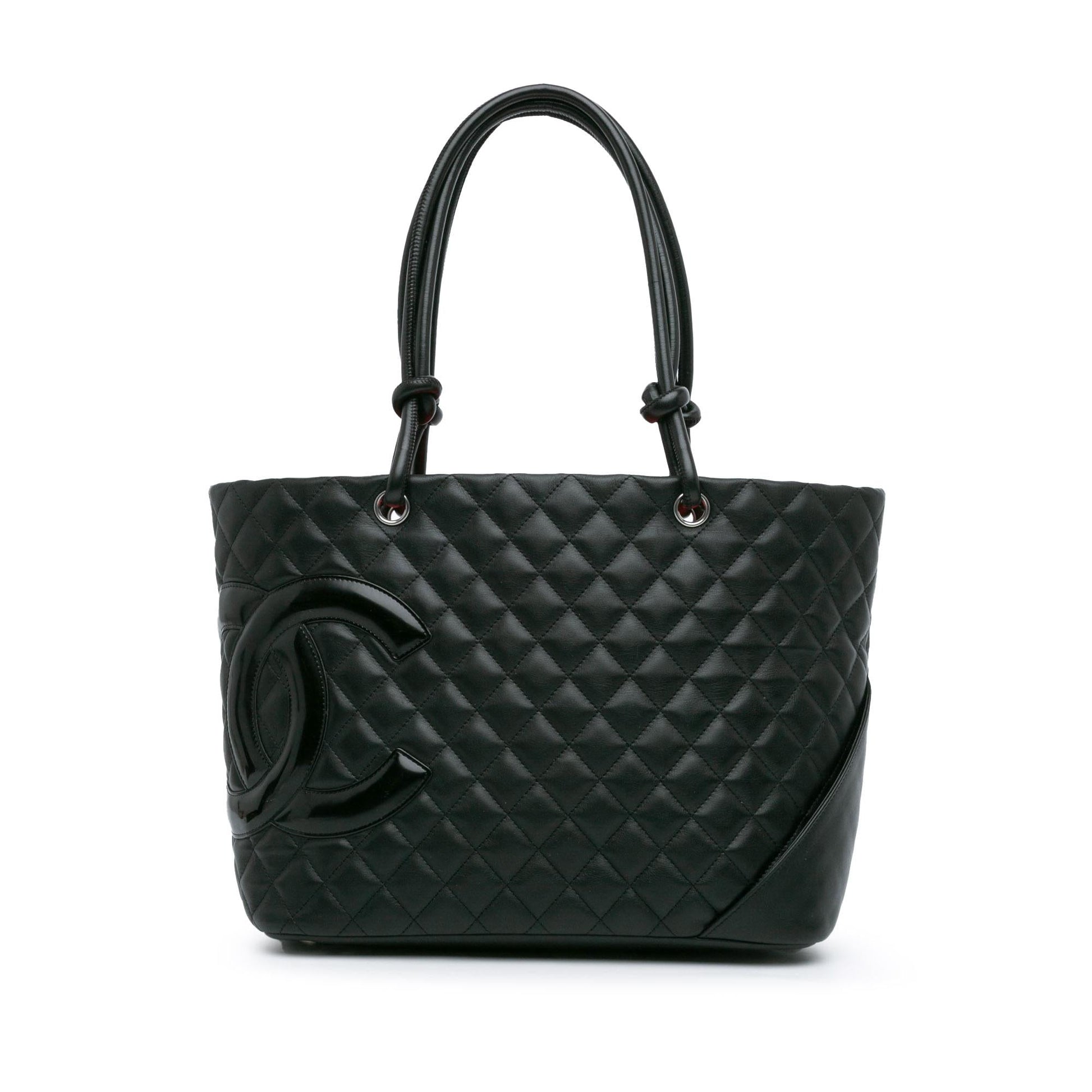 Chanel Lambskin Cambon Ligne SHG-kb1KMh Tote Bag