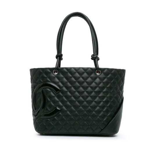 Chanel Lambskin Cambon Ligne SHG-kb1KMh Tote Bag