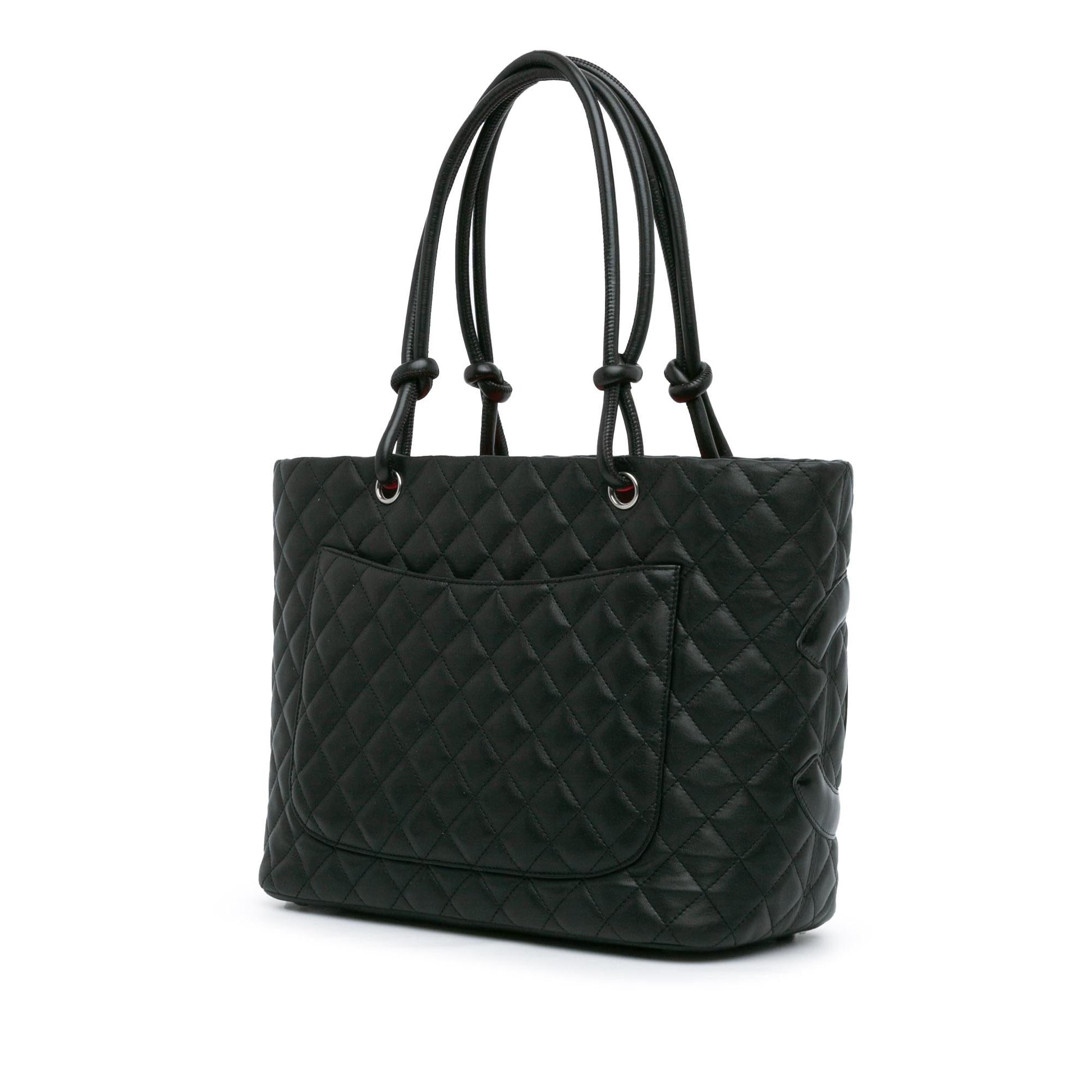 Chanel Lambskin Cambon Ligne SHG-kb1KMh Tote Bag