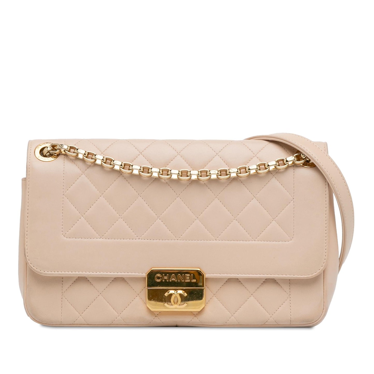 Chanel Large Lambskin Chic With Me Flap (SHG-RWlMpG)
