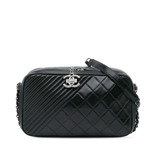 Chanel Lambskin Coco Boy Camera Crossbody Bag