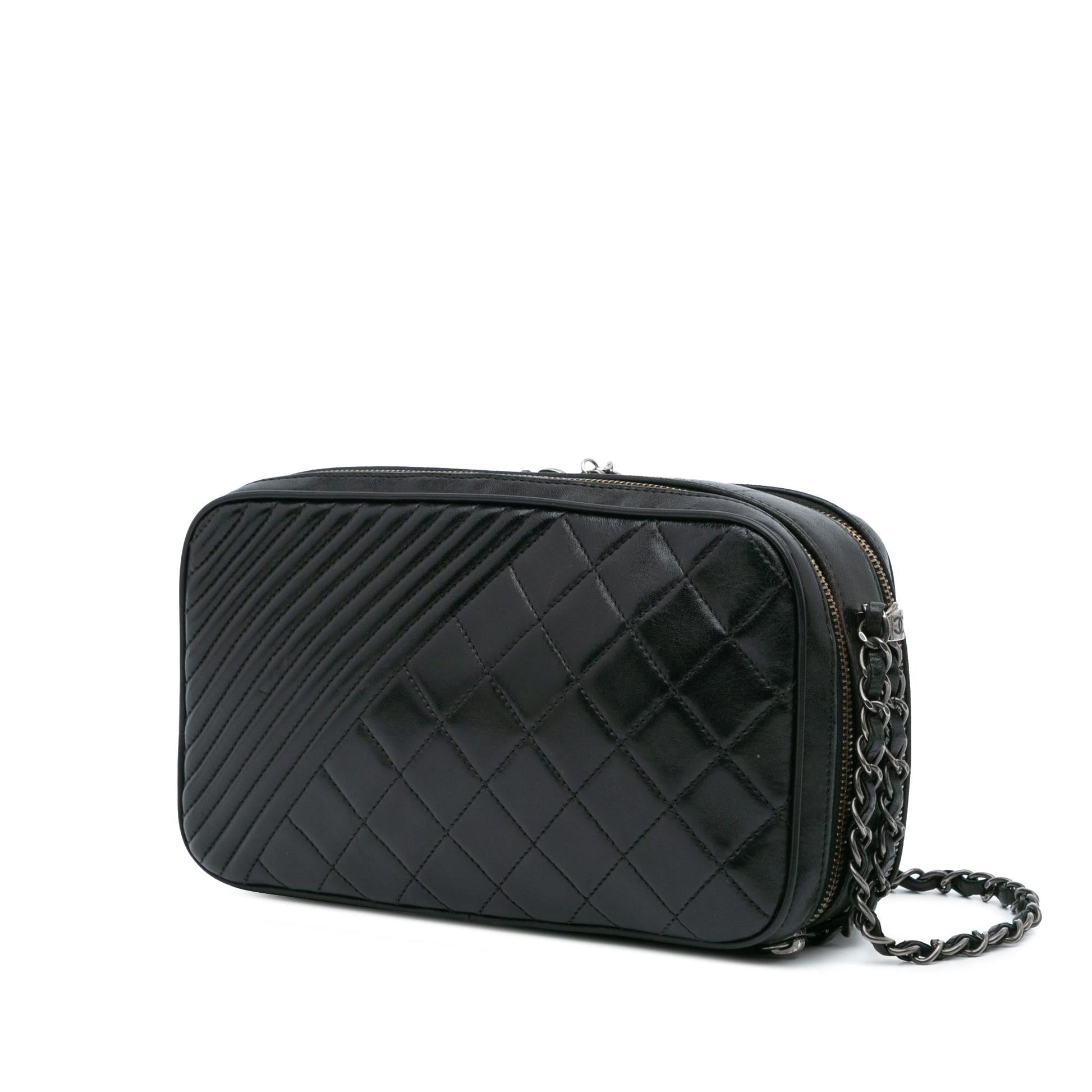 Chanel Lambskin Coco Boy Camera Crossbody Bag