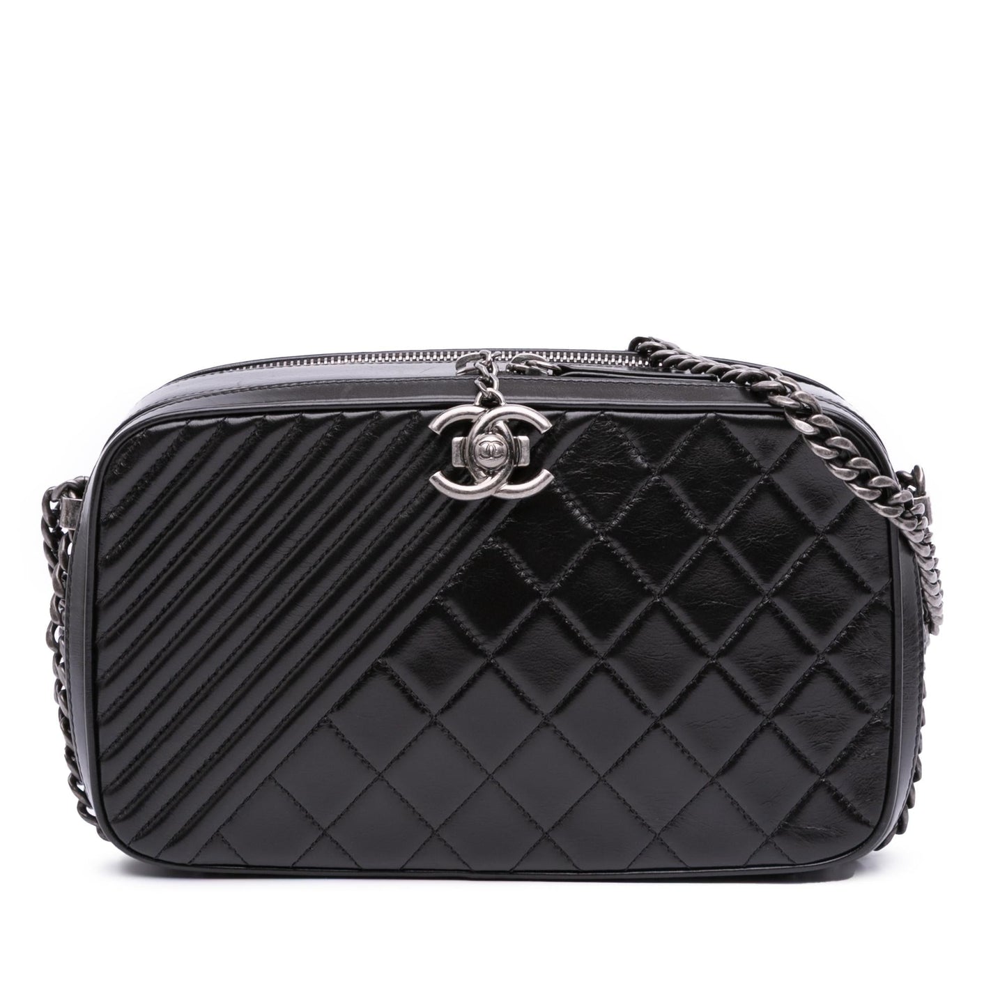 Chanel Lambskin Coco Boy Camera Crossbody Bag Bag 1