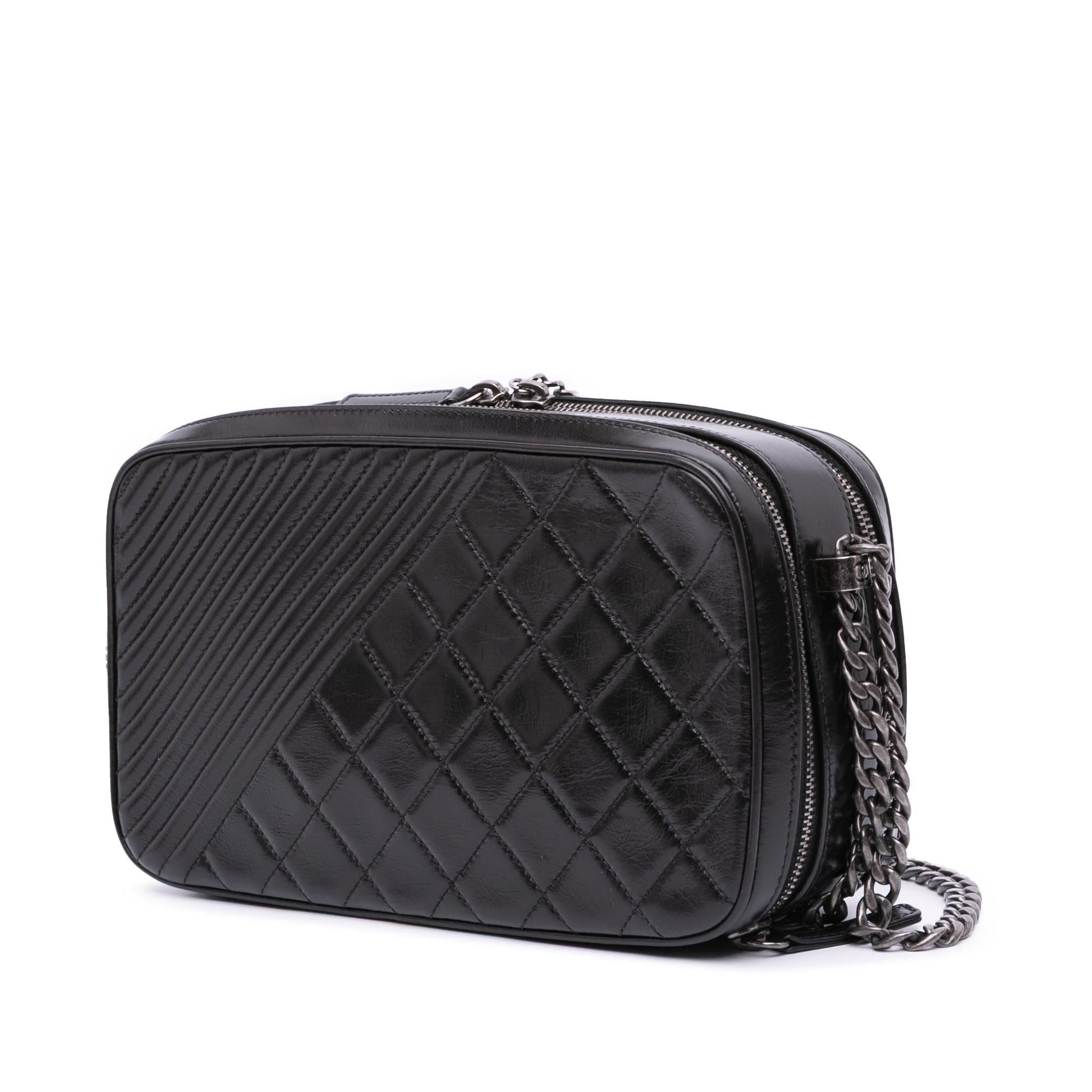 Chanel Lambskin Coco Boy Camera Crossbody Bag Bag 1