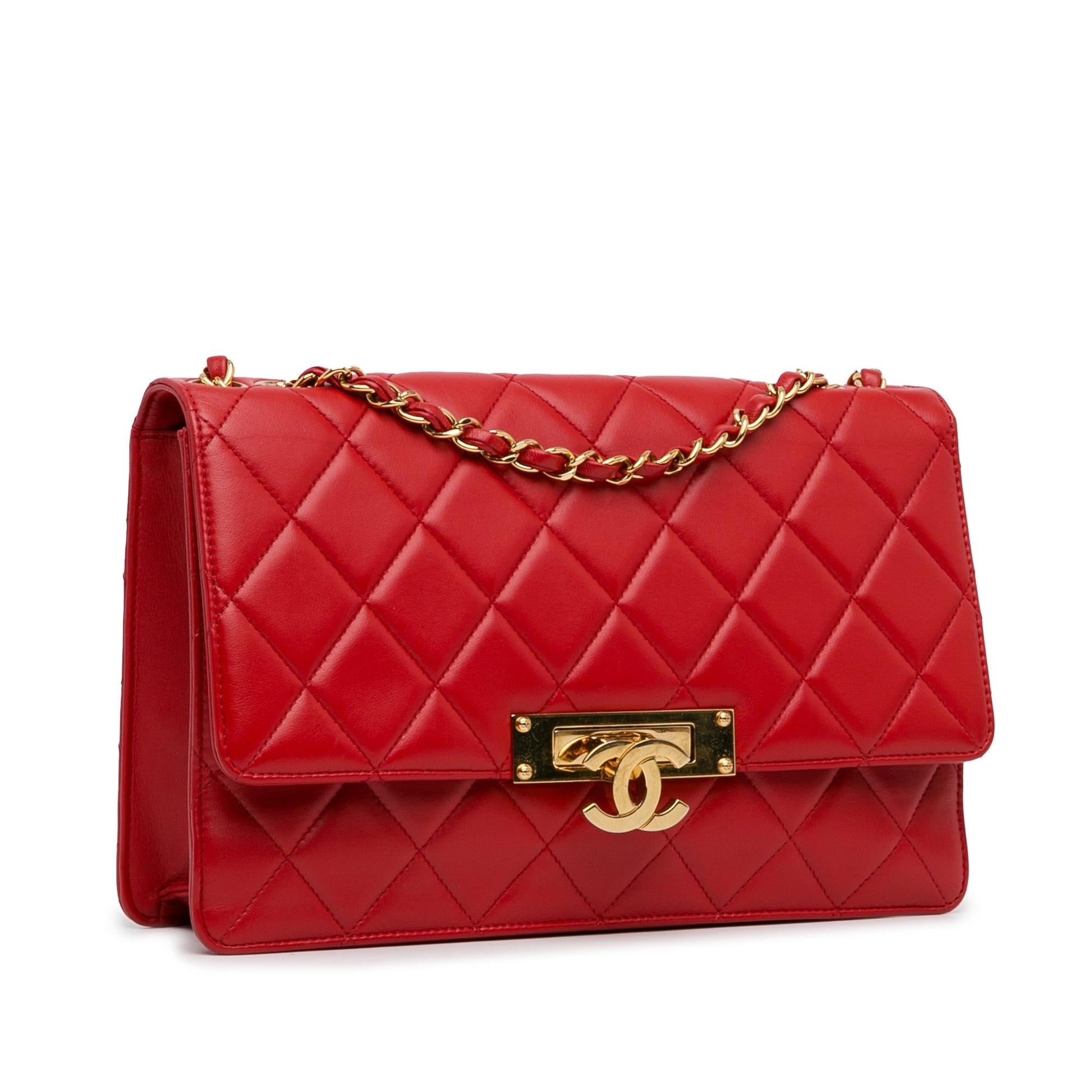 Chanel Lambskin Golden Class Flap SHG-dJzpw1 Handbag