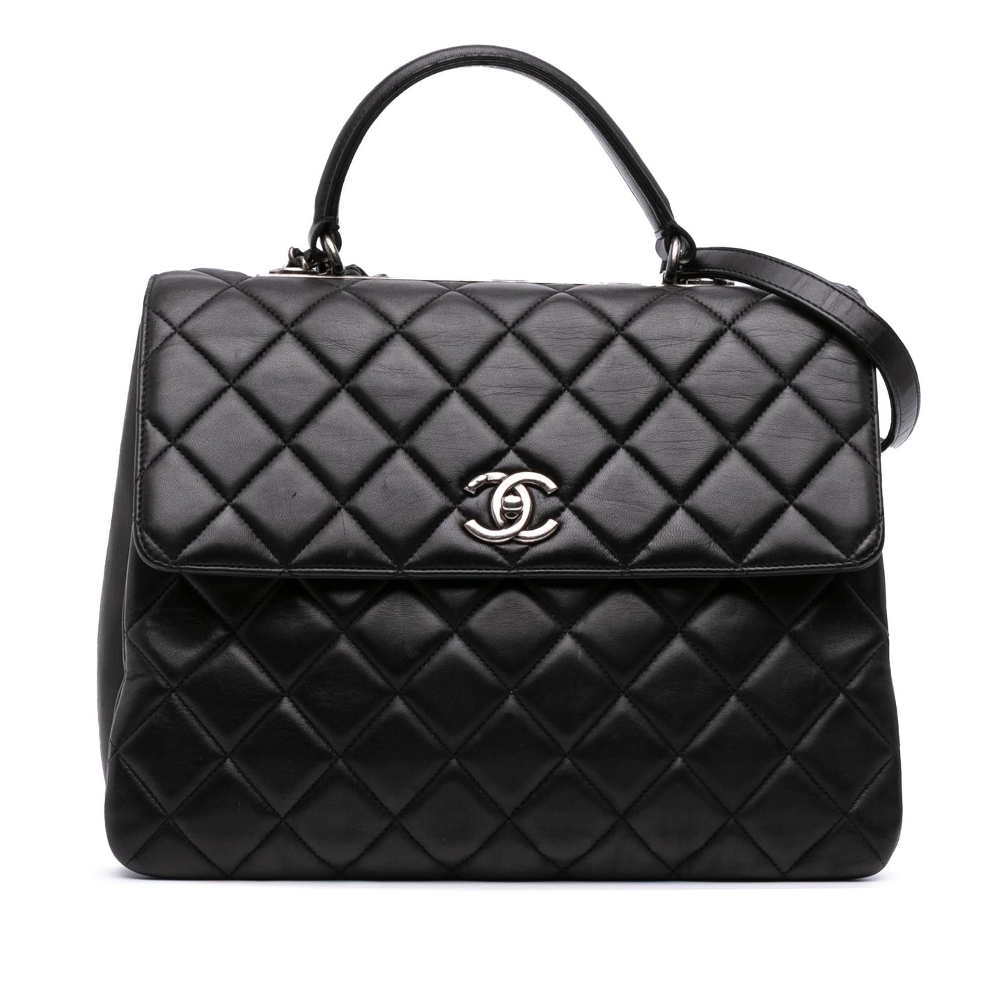 Chanel Lambskin Trendy CC Top Handle Handbag 3
