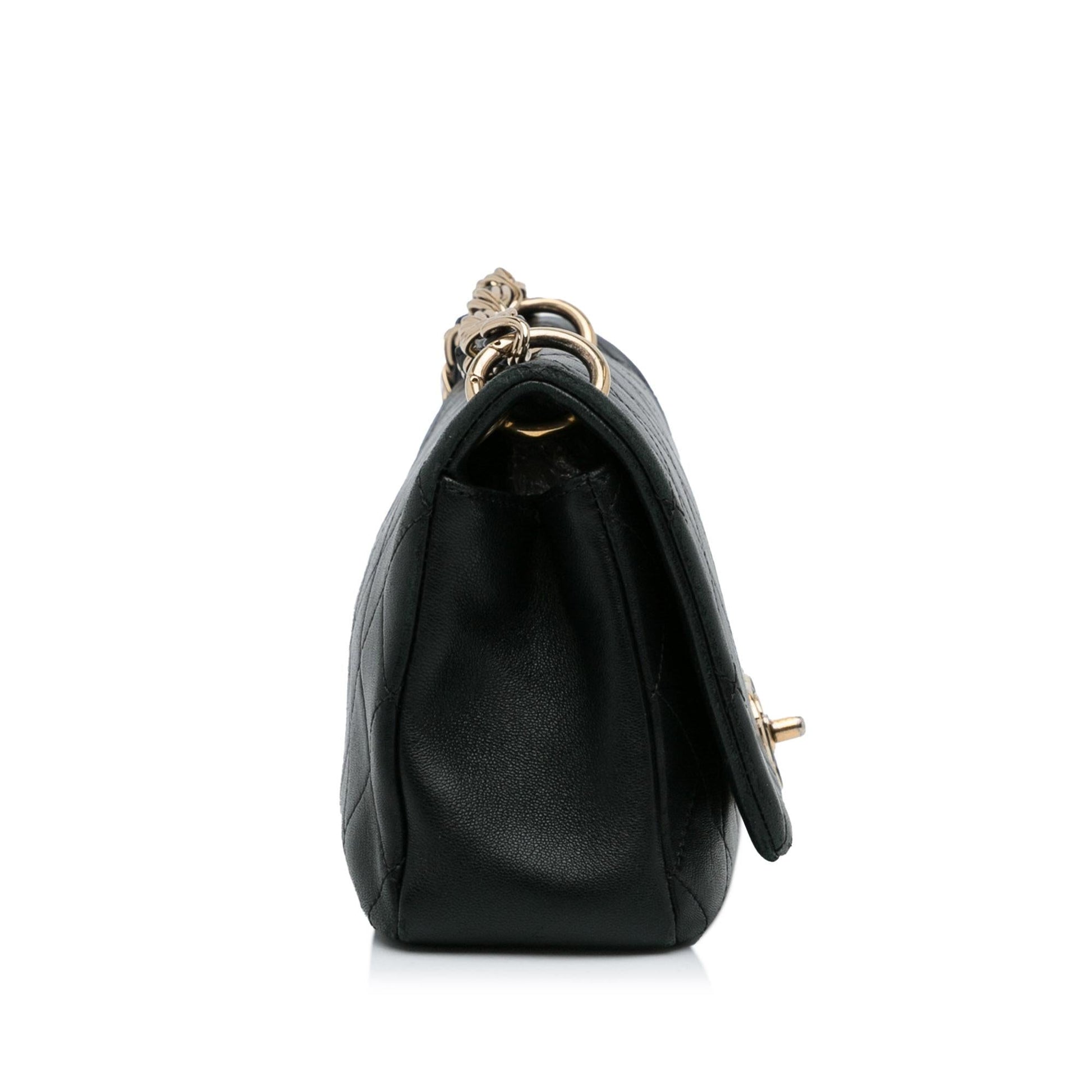 Chanel Lambskin Twist Enamel CC Flap Handbag Flap 2