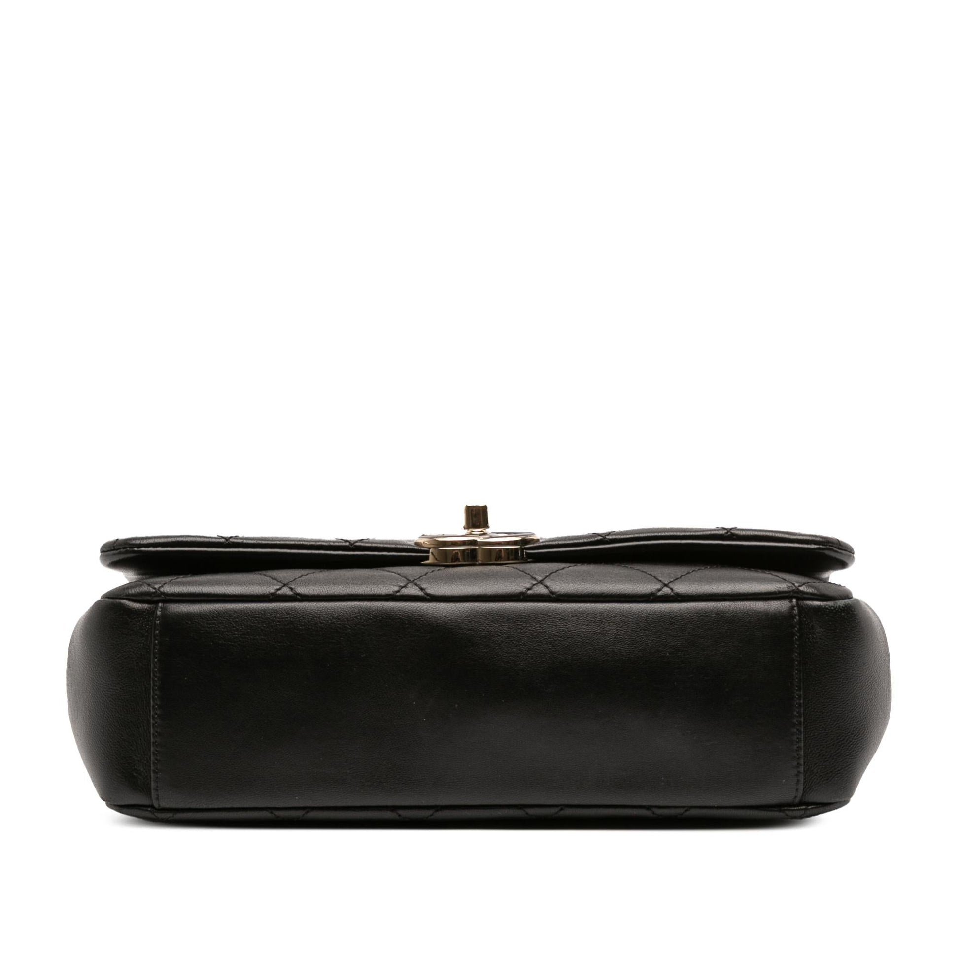 Chanel Lambskin Twist Enamel CC Flap Handbag Flap 3