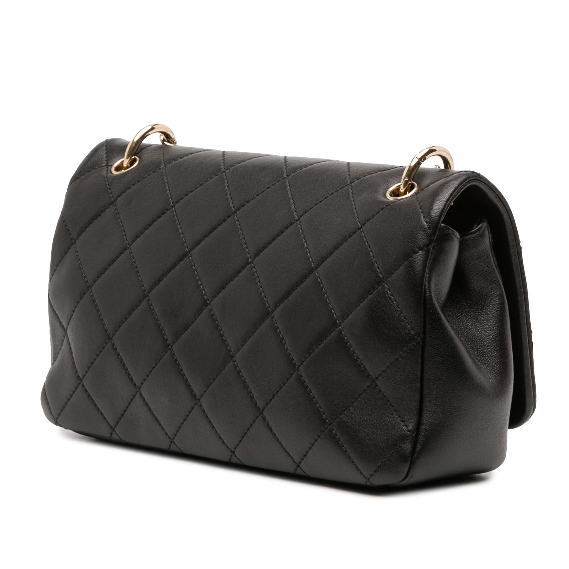 Chanel Lambskin Twist Enamel CC Flap Handbag Flap 3