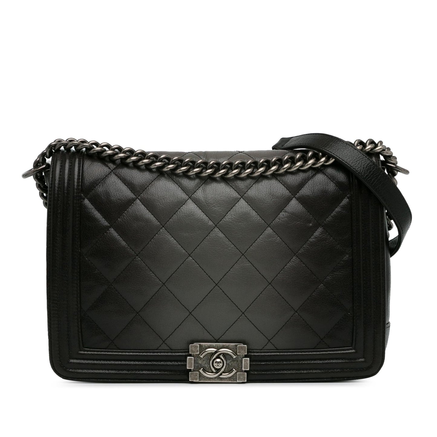 Chanel Ombre Calfskin Boy Flap SHG-hOtY0Z Handbag