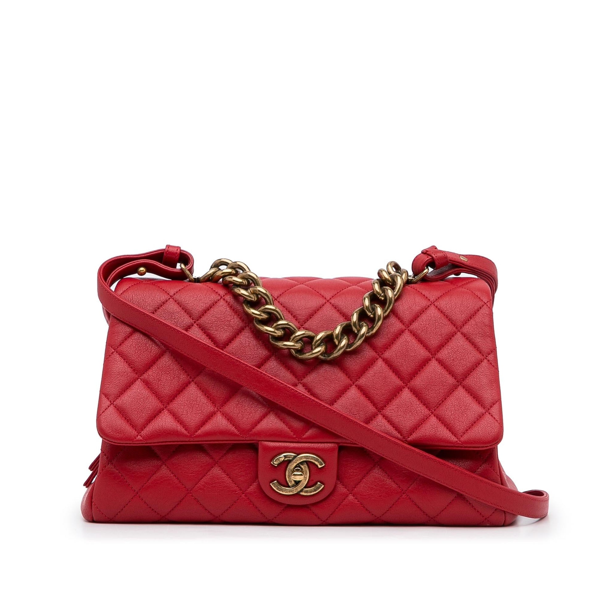 Chanel Paris Rome Calfskin Trapezio SHG-qXqdR0 Handbag