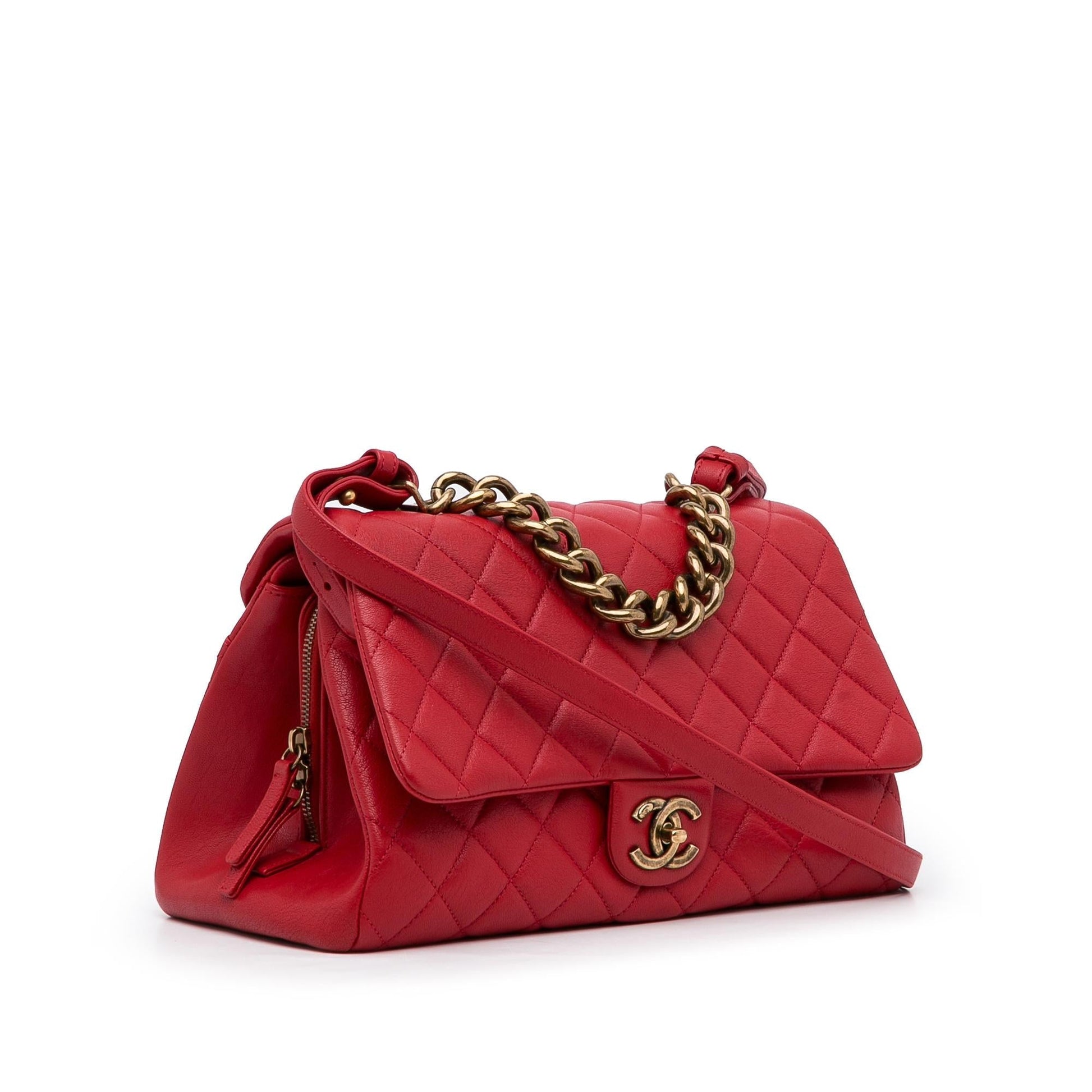 Chanel Paris Rome Calfskin Trapezio SHG-qXqdR0 Handbag