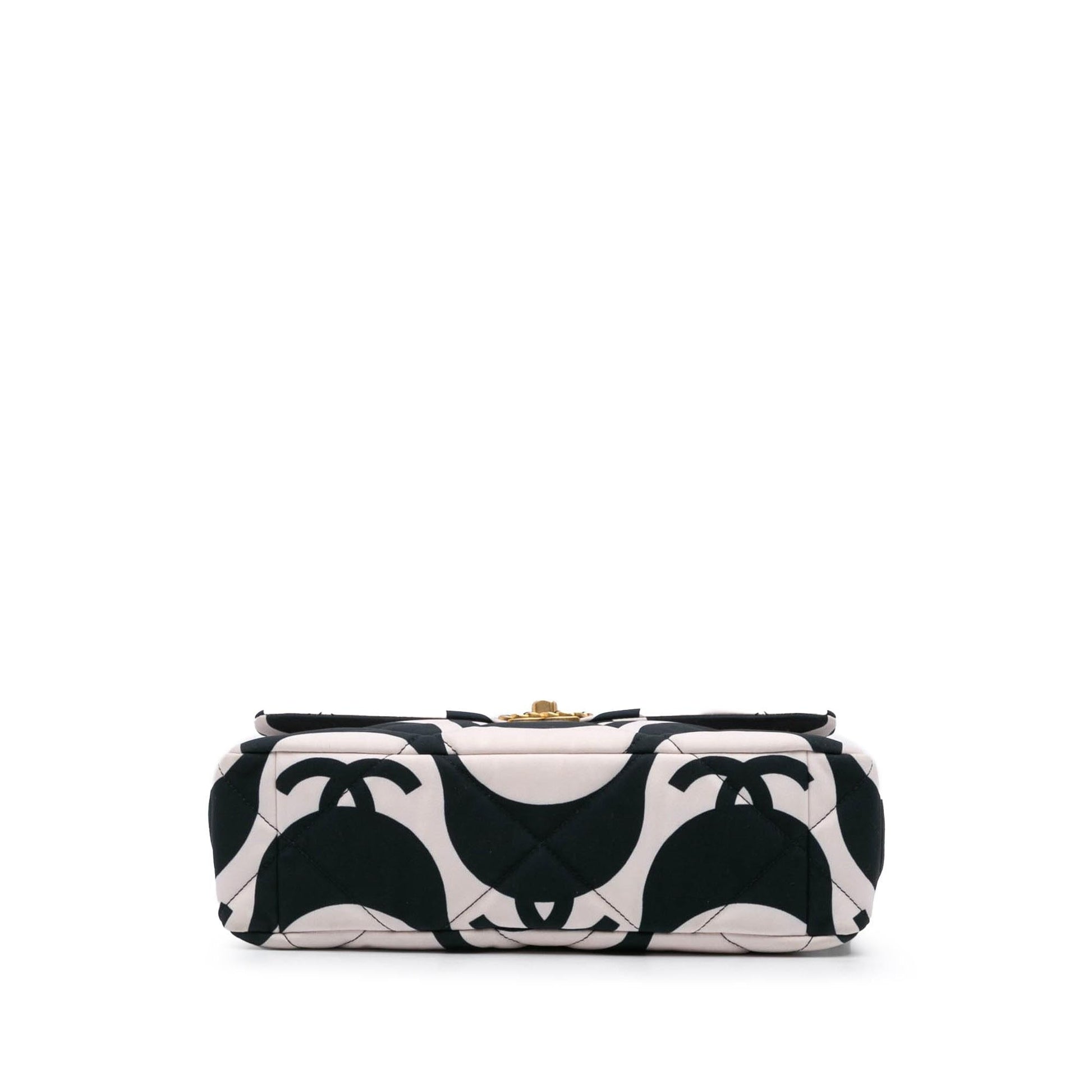 Chanel Printed Silk 19 Flap Handbag