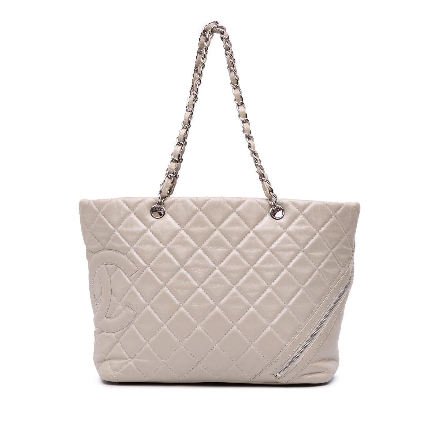 Chanel Quilted Aged Calfskin Cotton Club Tote Bag Tote 1