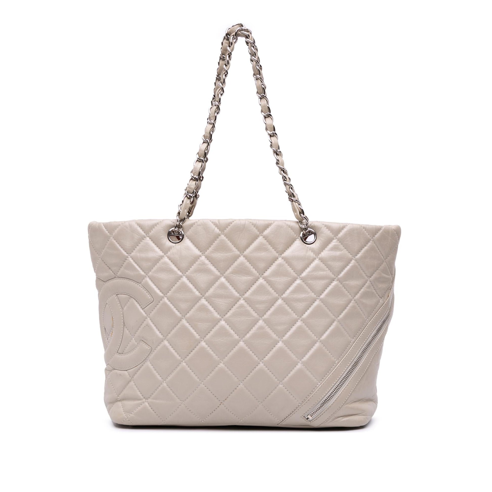 Chanel Quilted Aged Calfskin Cotton Club Tote Bag Tote 1