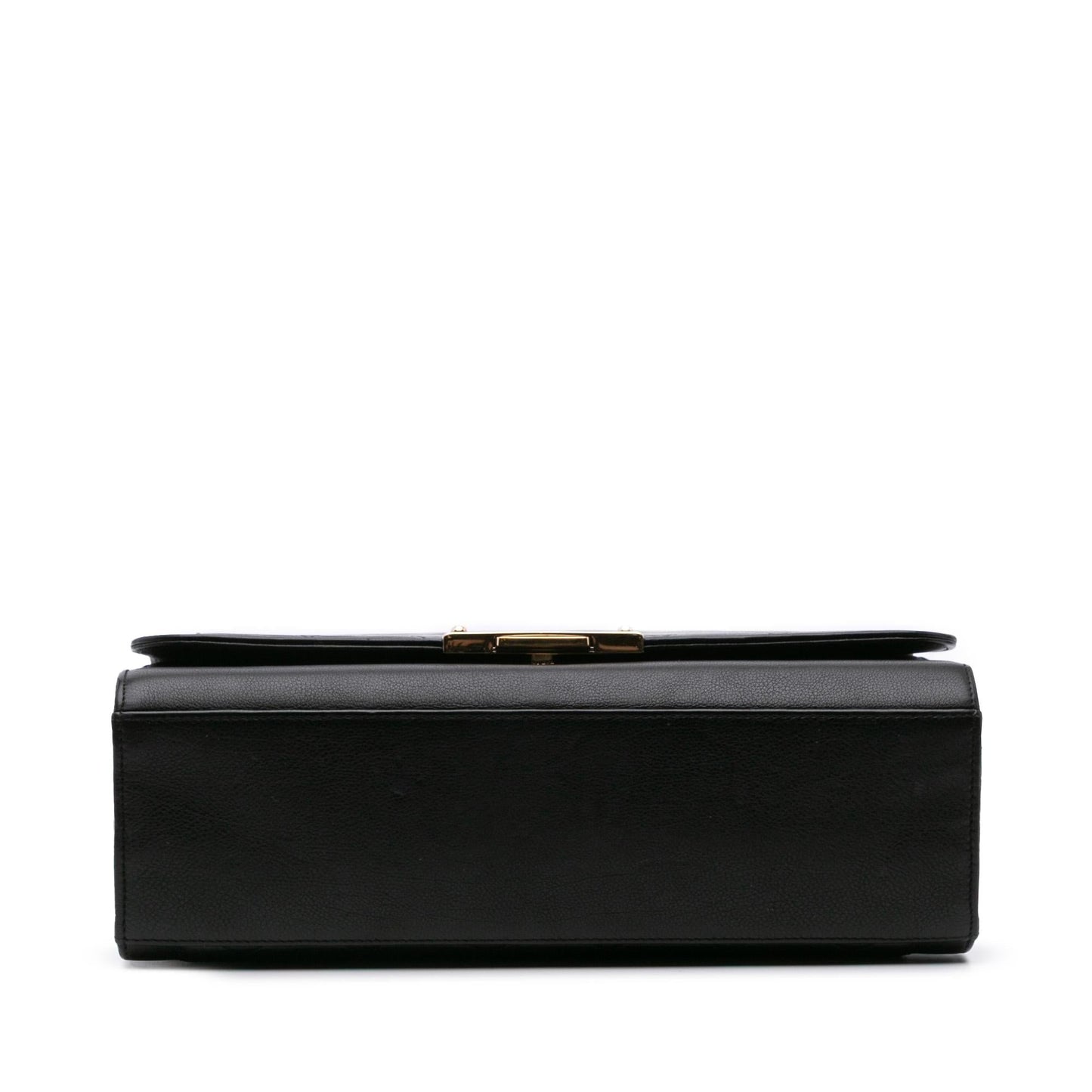 Chanel Quilted Calfskin Label Click Flap Handbag