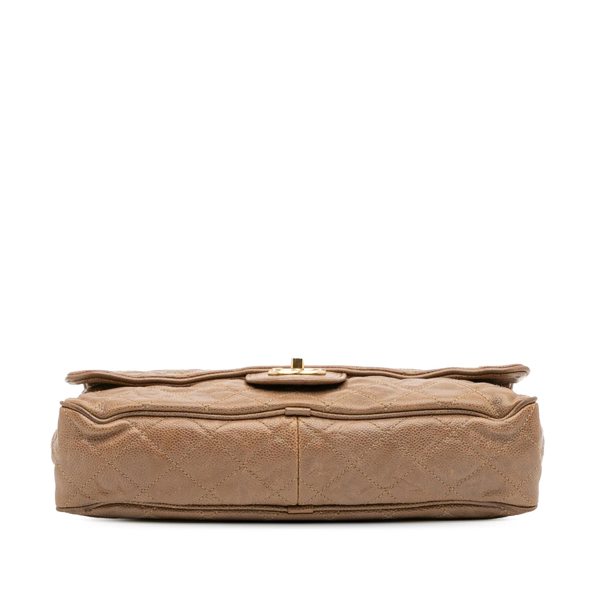 Chanel Quilted Caviar Shiva Flap Handbag