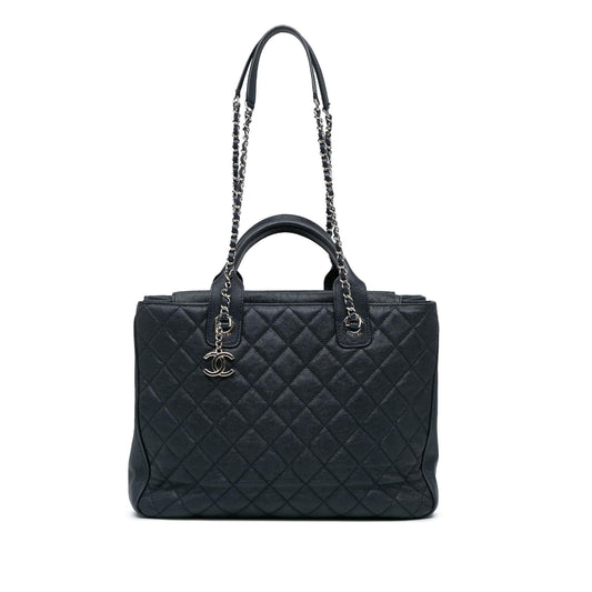 Chanel Quilted Caviar Urban Companion SHG-AColdS Tote Bag
