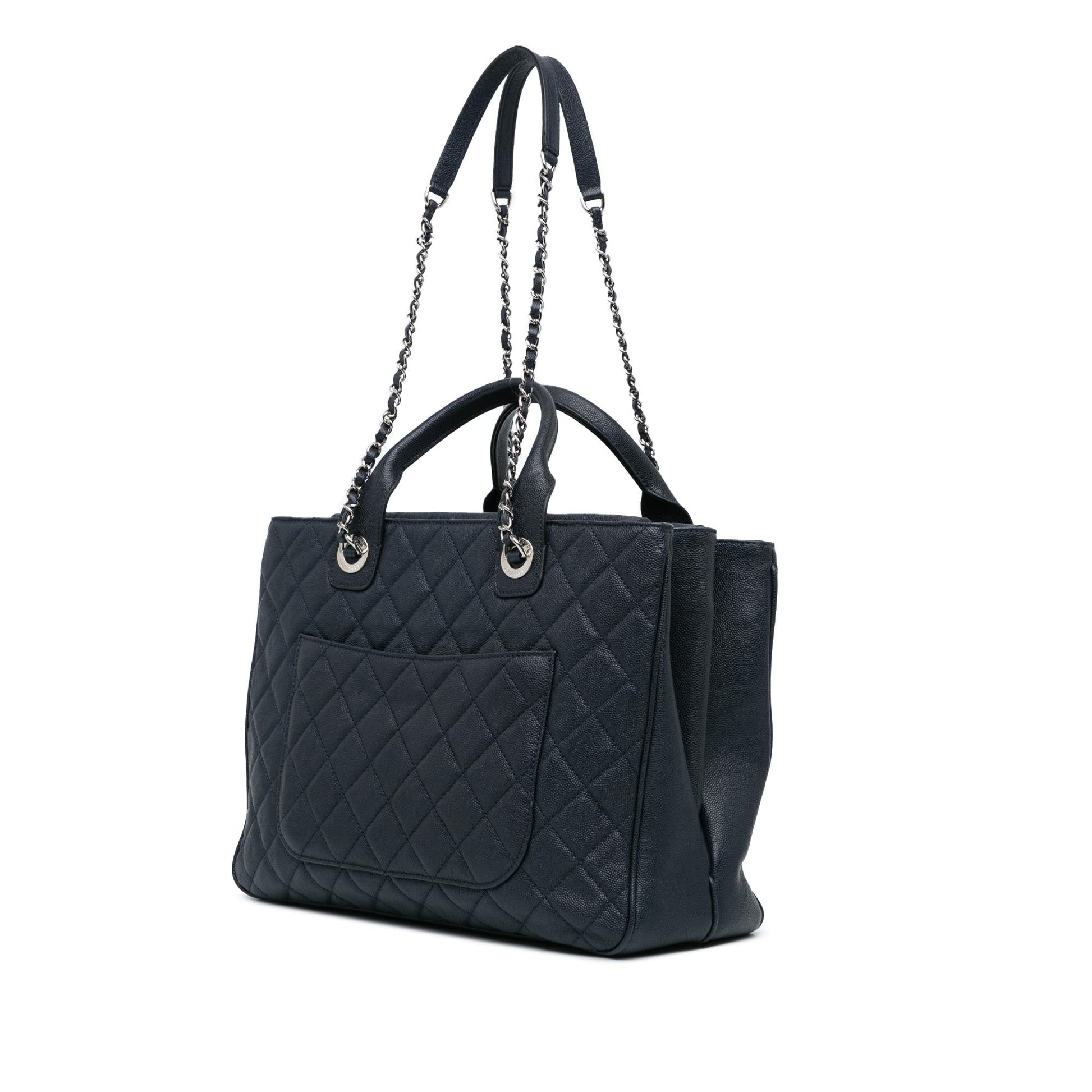 Chanel Quilted Caviar Urban Companion Tote Bag