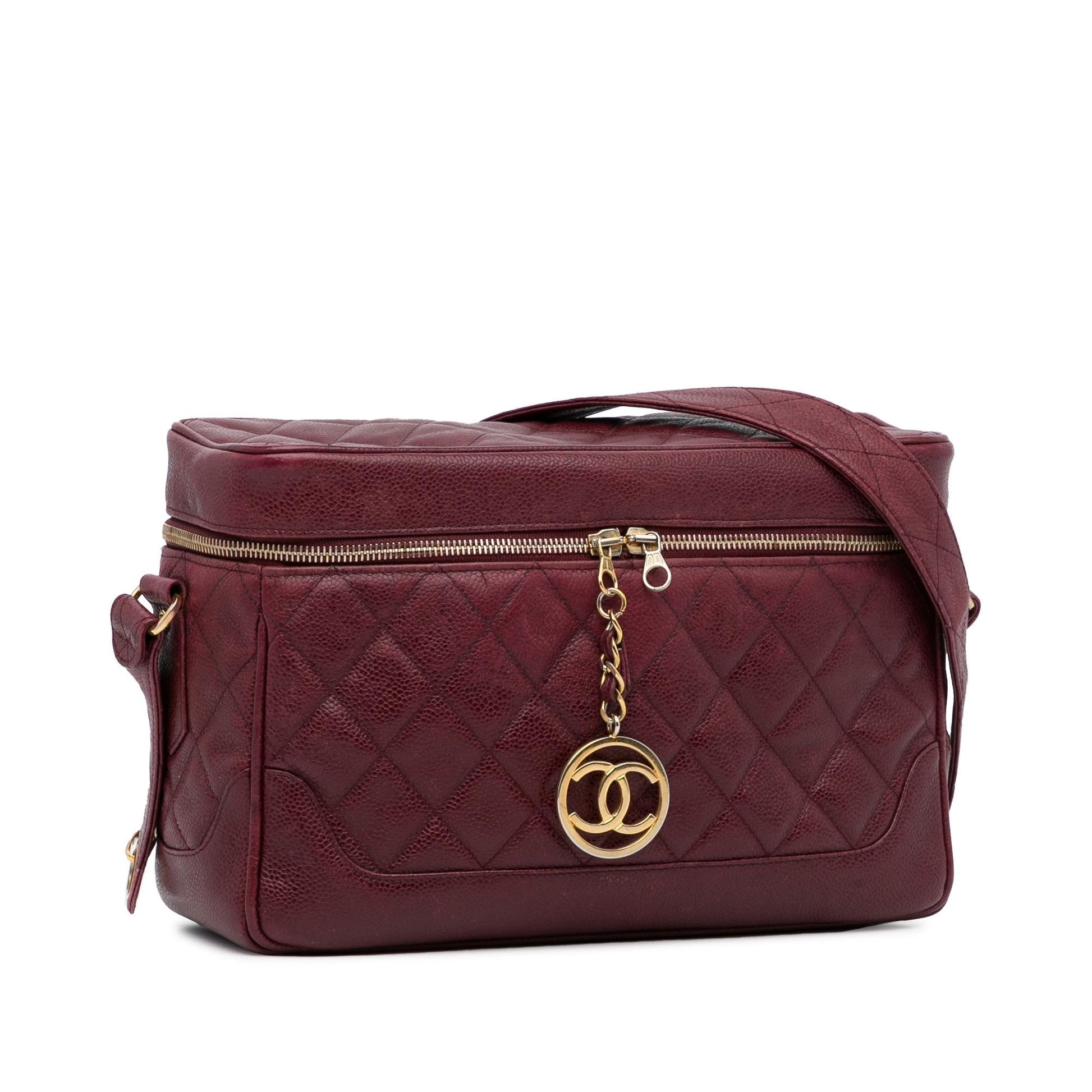 Chanel Quilted Caviar Zip Box SHG-bYsFZH Handbag