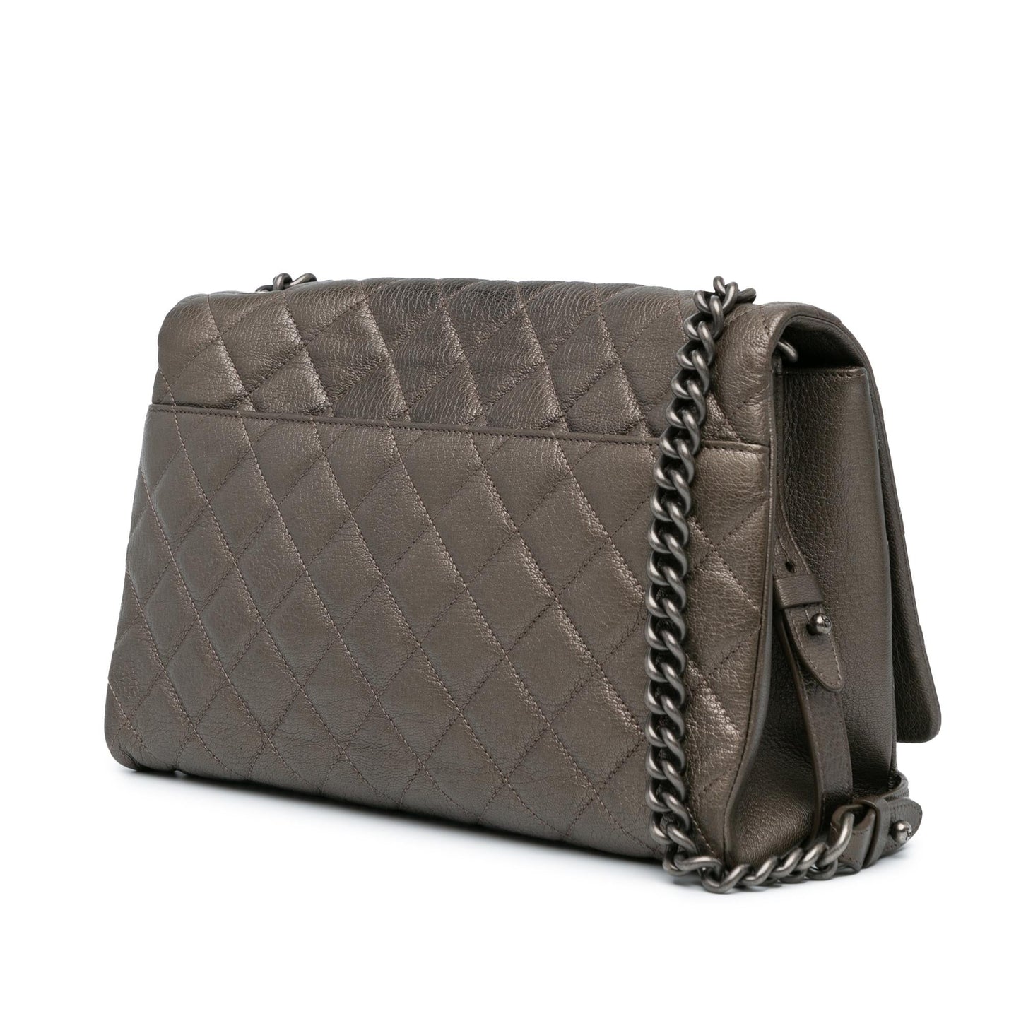 Chanel Quilted Goatskin City Rock Flap SHG-fwEZu2 Handbag