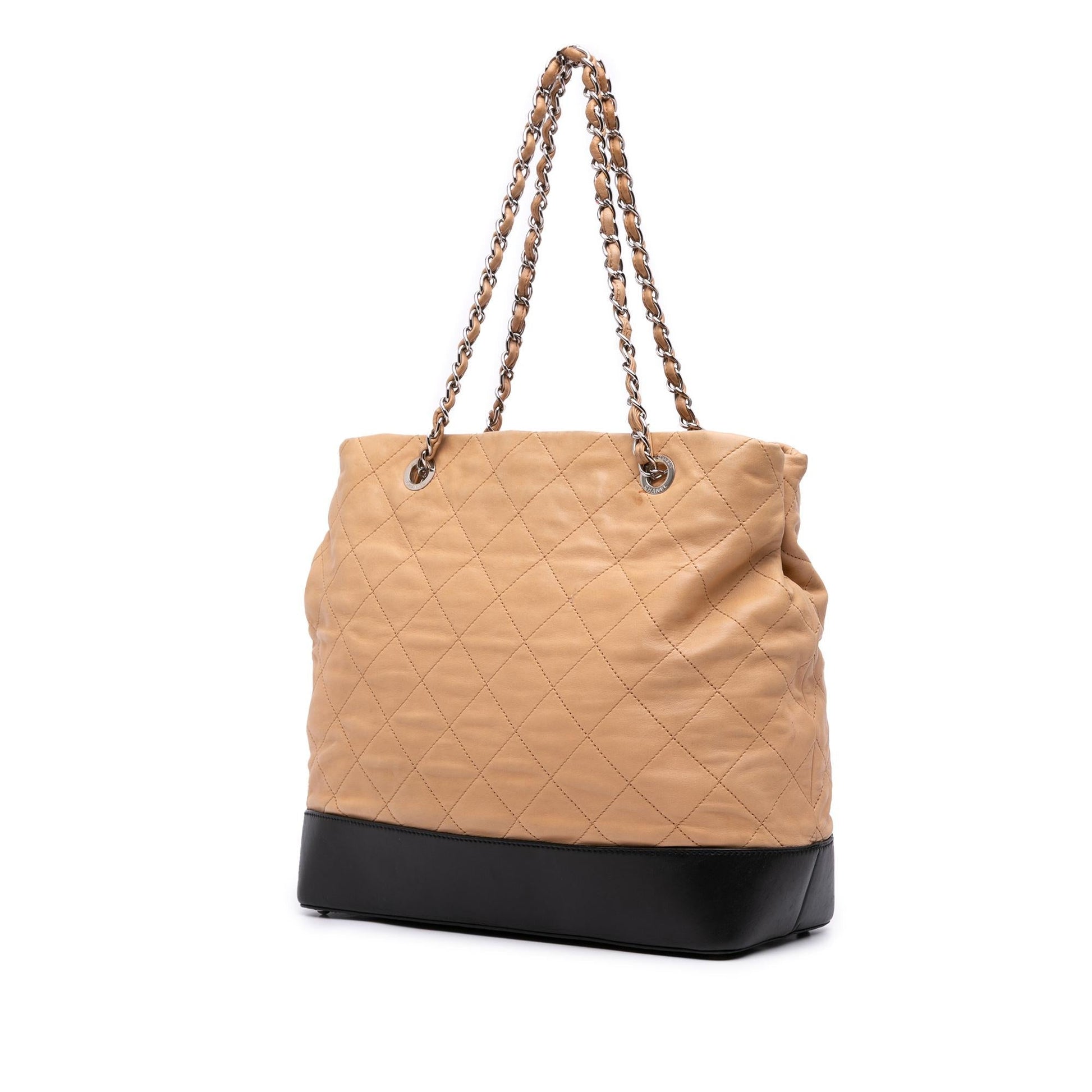 Chanel Quilted Iridescent Calfskin VIP Tote Bag