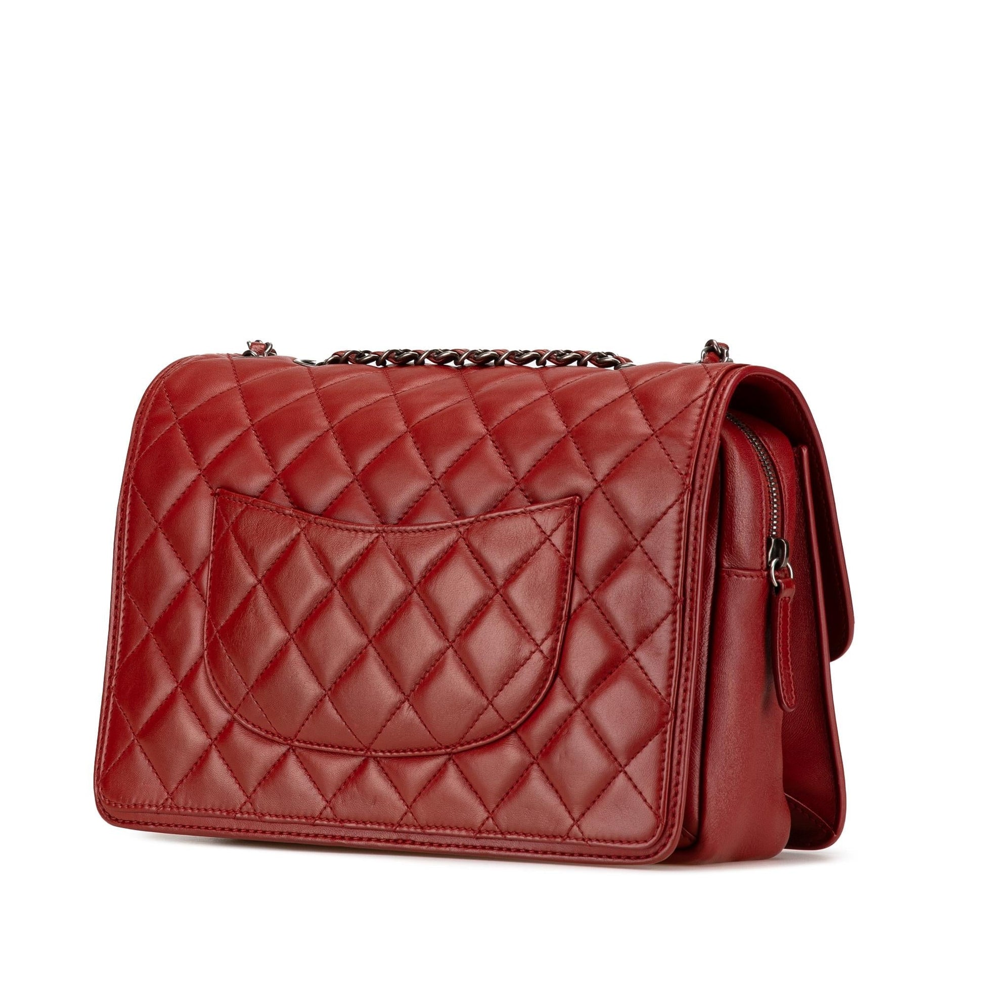 Chanel Quilted Lambskin Citizen Zip Flap Handbag
