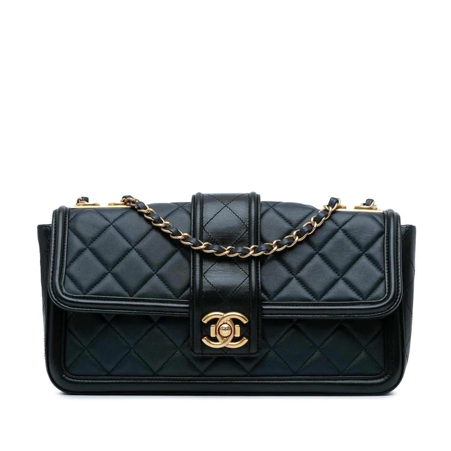 Chanel Quilted Lambskin Elegant CC Flap SHG-wLeTJV Handbag