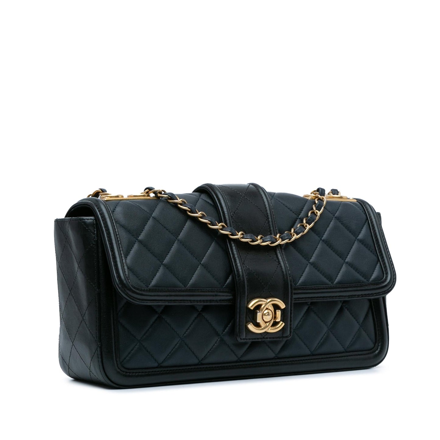 Chanel Quilted Lambskin Elegant CC Flap SHG-wLeTJV Handbag