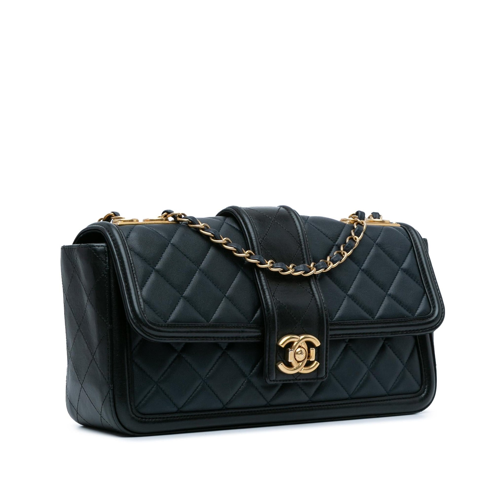 Chanel Quilted Lambskin Elegant CC Flap SHG-wLeTJV Handbag