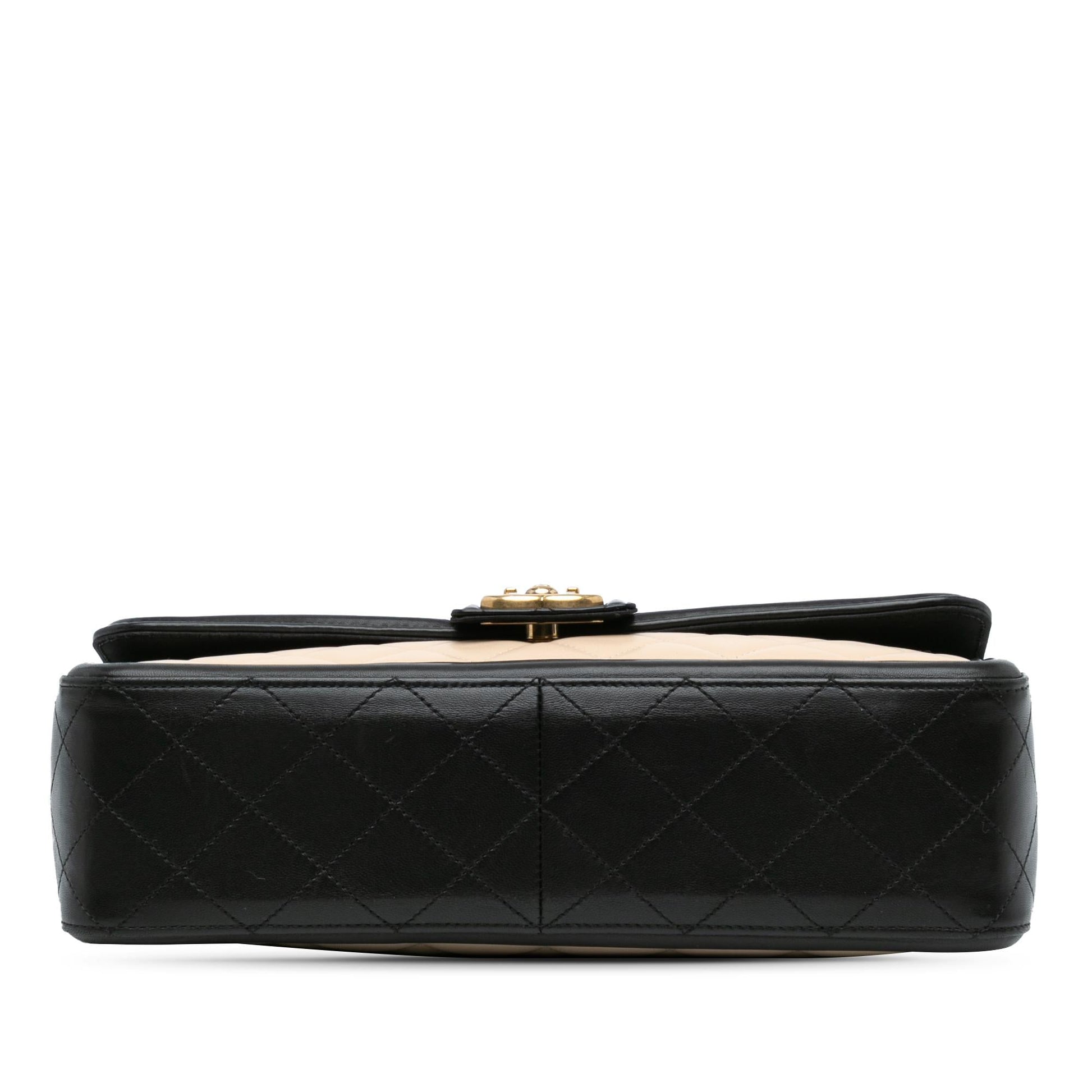 Chanel Quilted Lambskin Elegant CC Flap SHG-haJAFG Handbag