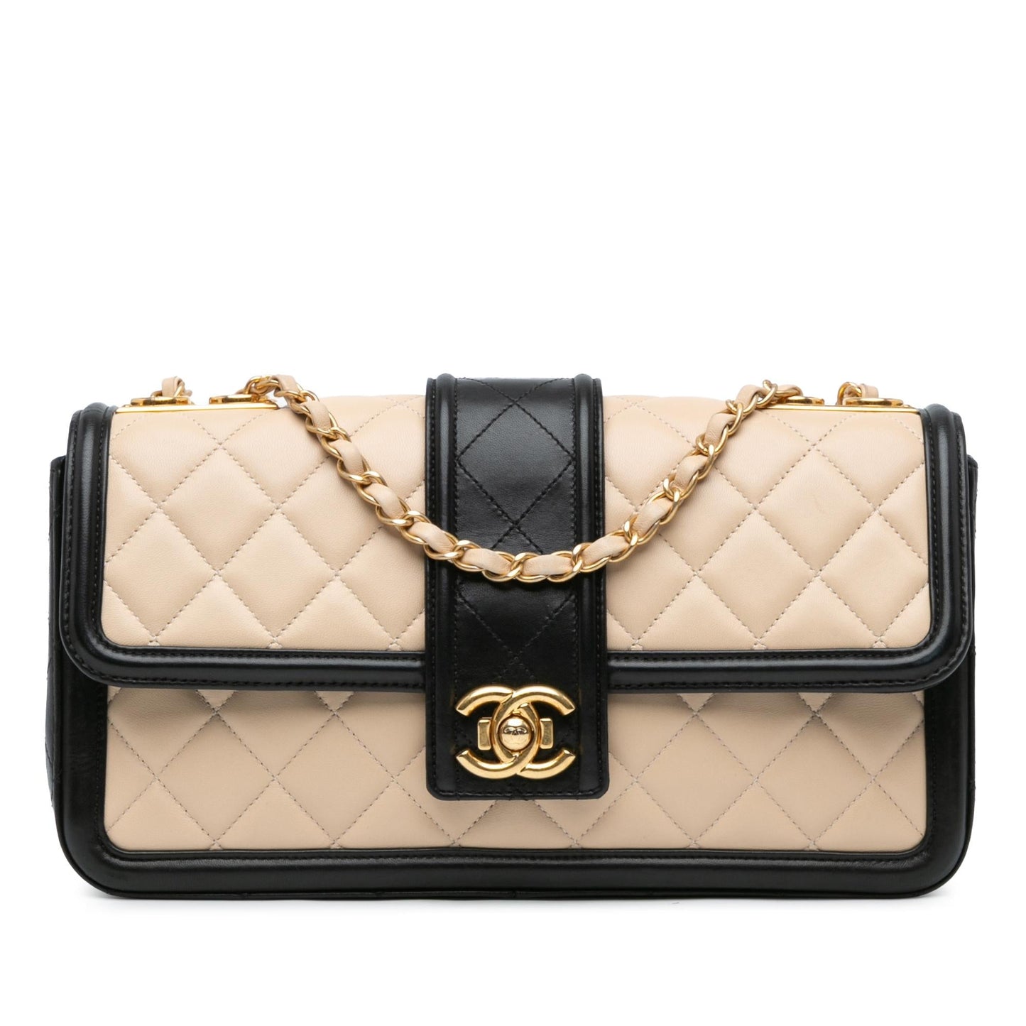 Chanel Quilted Lambskin Elegant CC Flap SHG-haJAFG Handbag